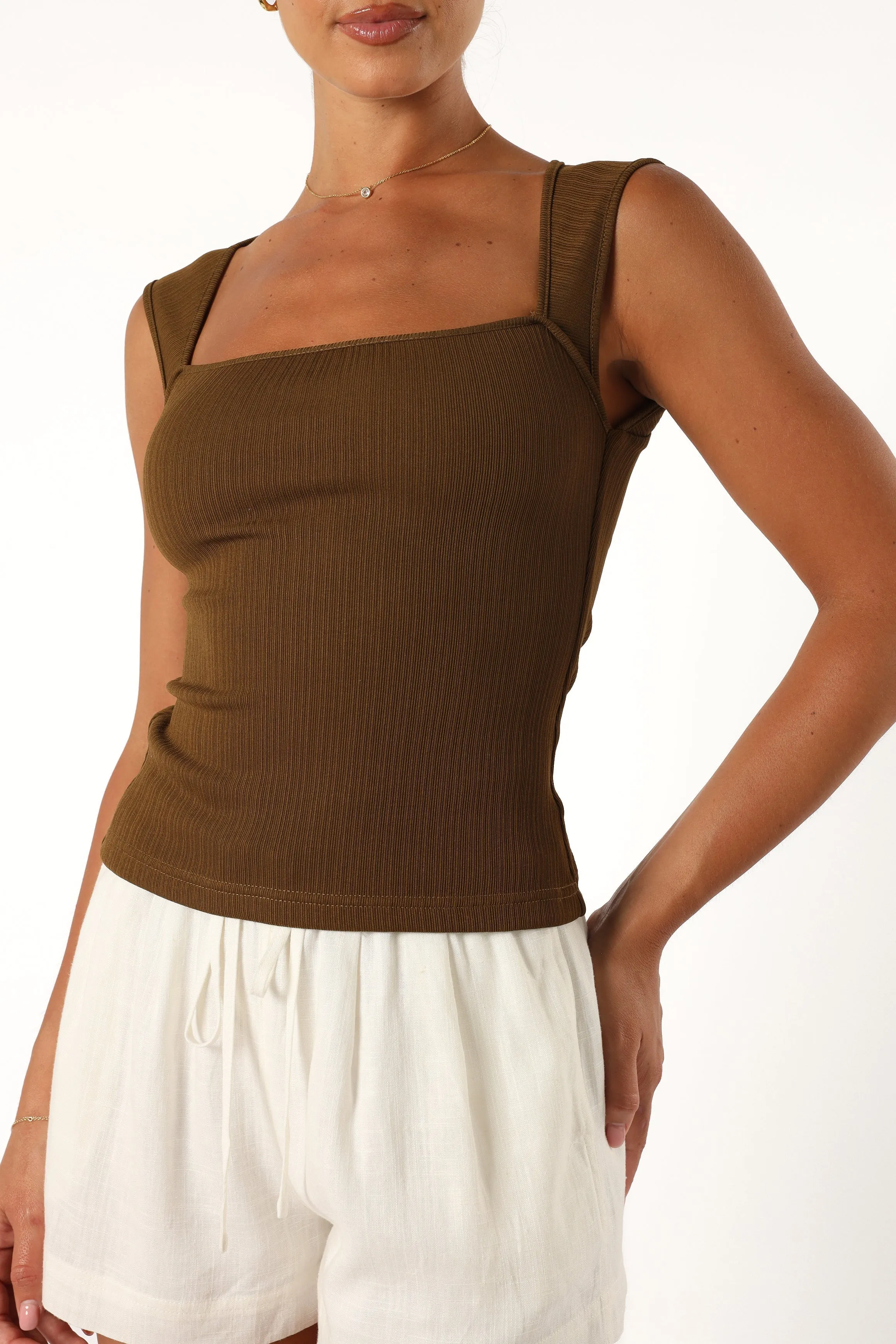 Clara Top - Olive sold by Petal & Pup