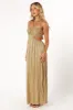 Beyz Midi Dress - Gold sold by Petal & Pup