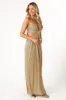 Beyz Midi Dress - Gold sold by Petal & Pup