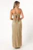Beyz Midi Dress - Gold sold by Petal & Pup