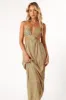 Beyz Midi Dress - Gold sold by Petal & Pup