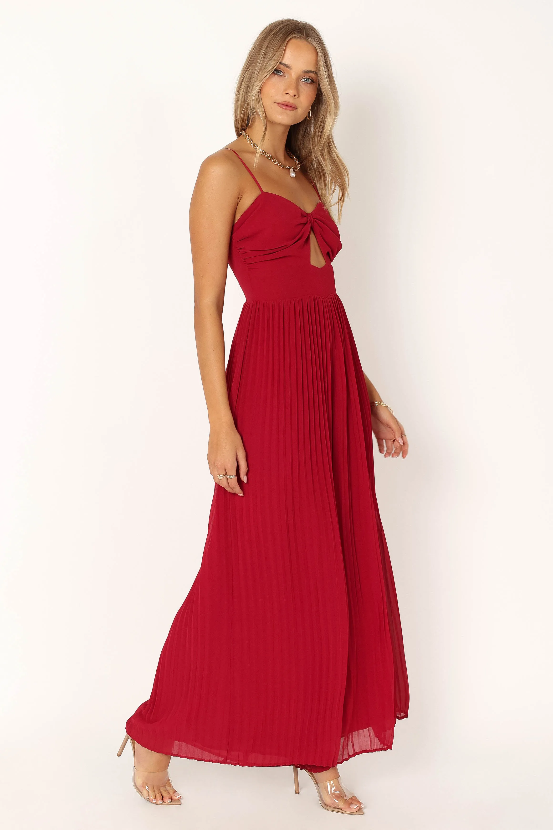 Alice Wide Leg Jumpsuit - Red sold by Petal & Pup product image thumbnail 2