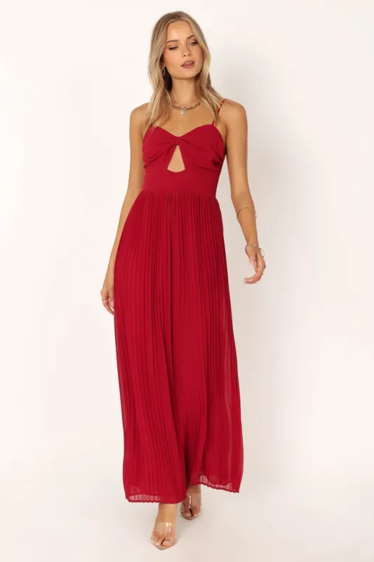 Alice Wide Leg Jumpsuit - Red sold by Petal & Pup