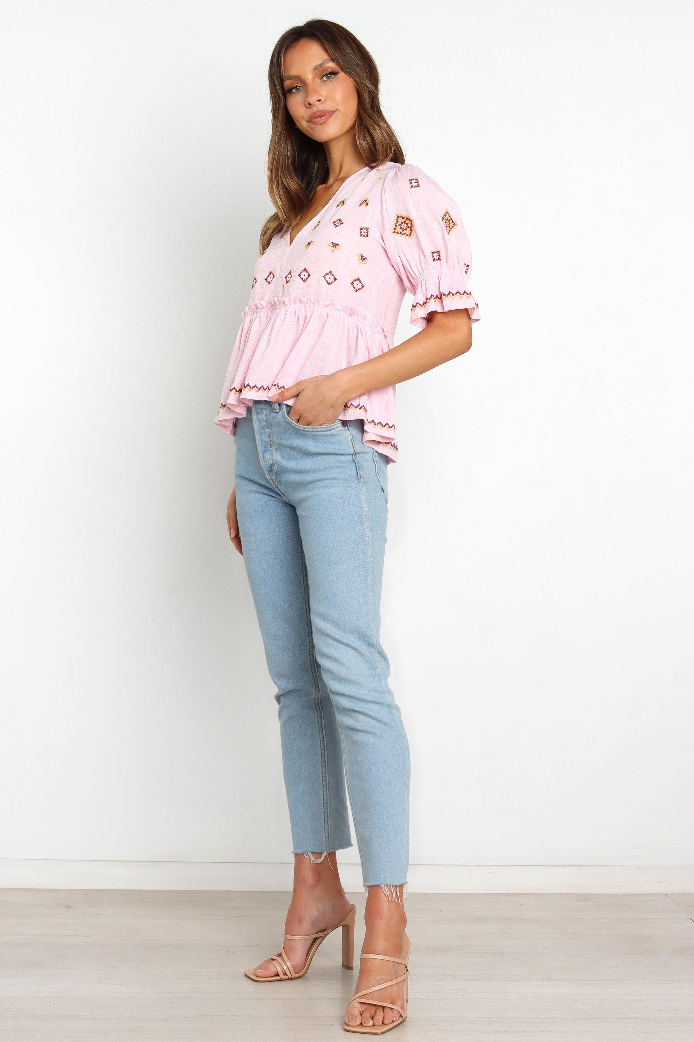 Dawston Top - Pink sold by Petal & Pup product image thumbnail 3