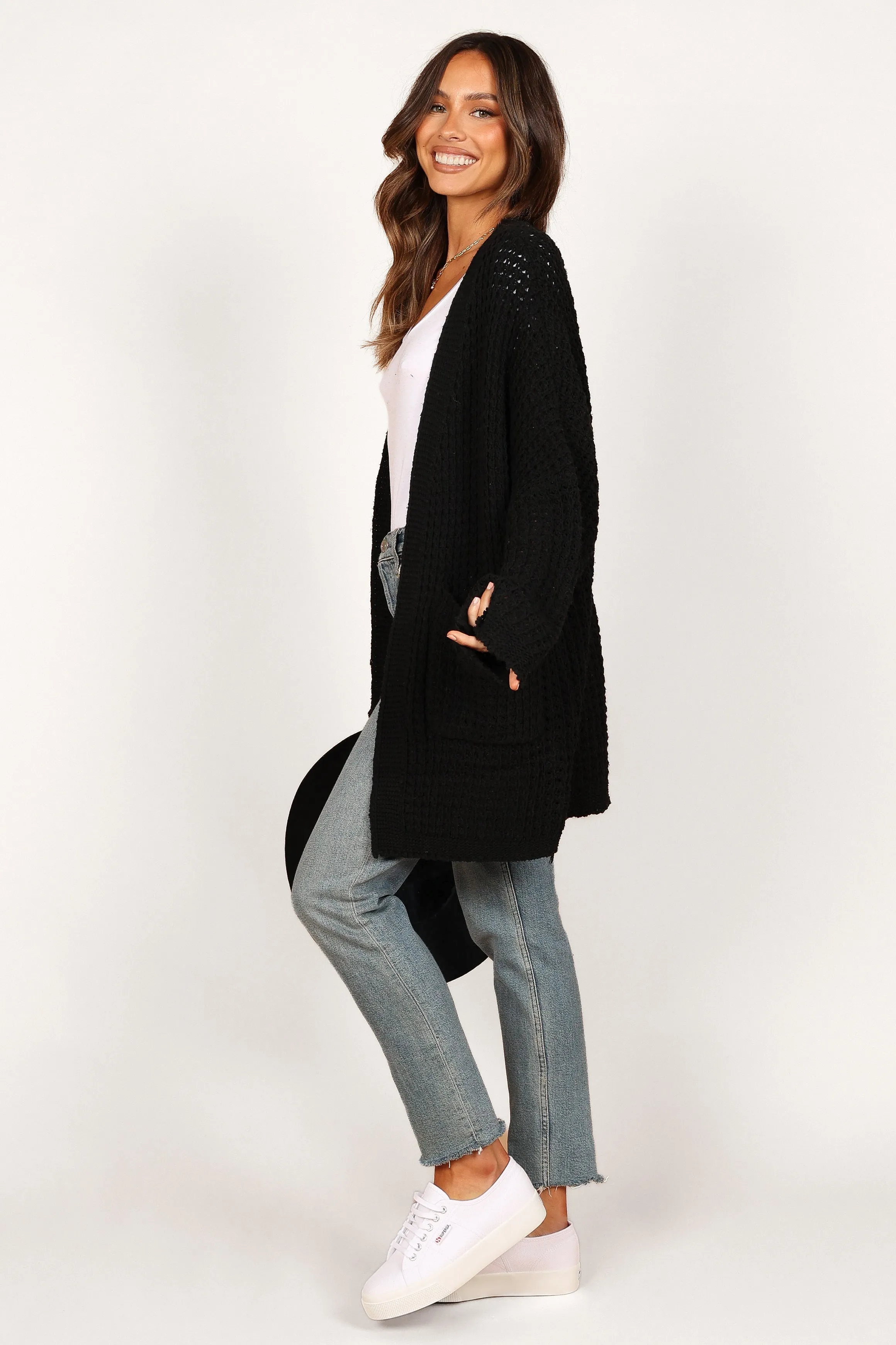 Leyonie Cardigan - Black sold by Petal & Pup product image thumbnail 3