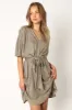 Vivid Mini Dress - Gold sold by Petal & Pup