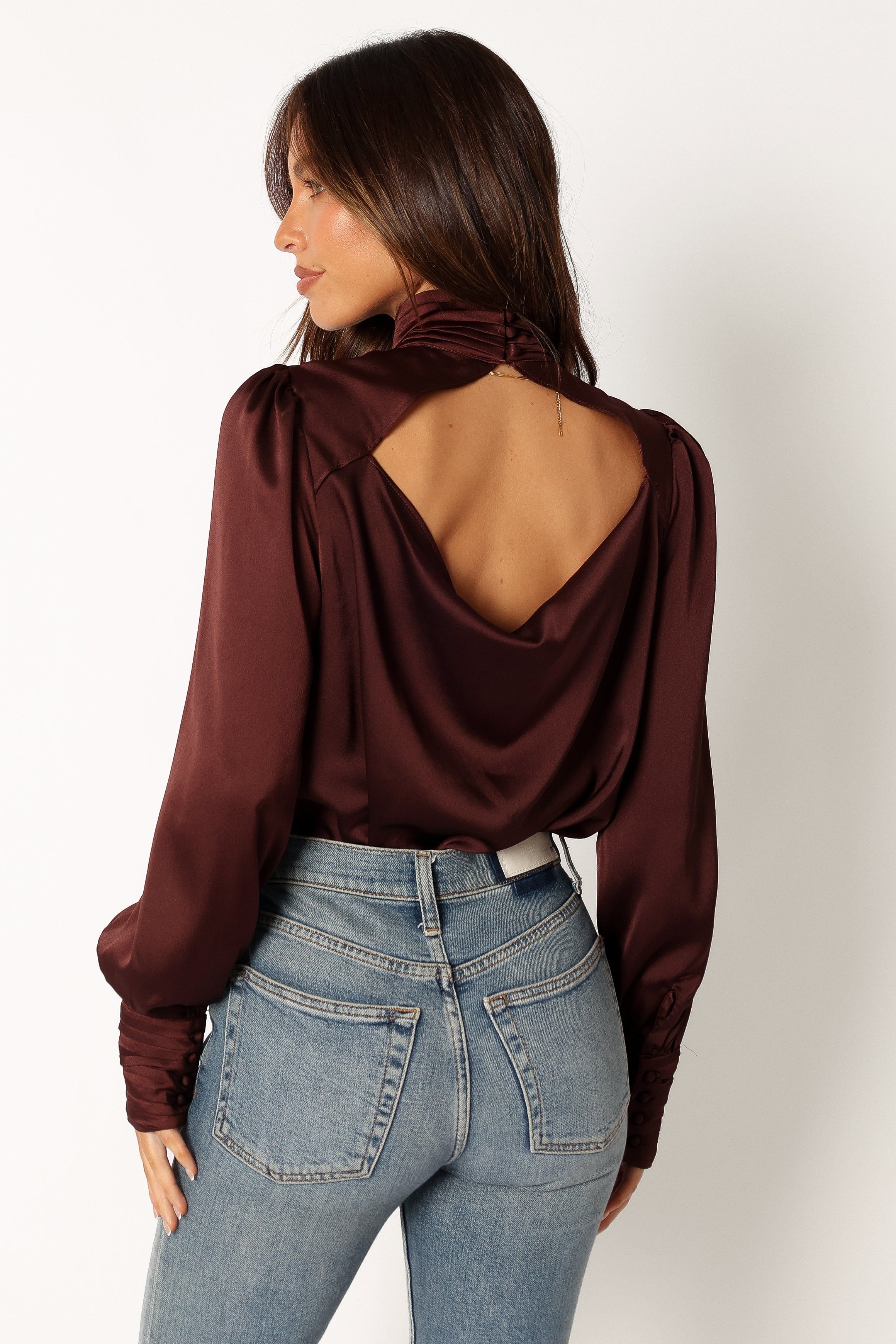 Smith Blouse - Chocolate sold by Petal & Pup product image thumbnail 4