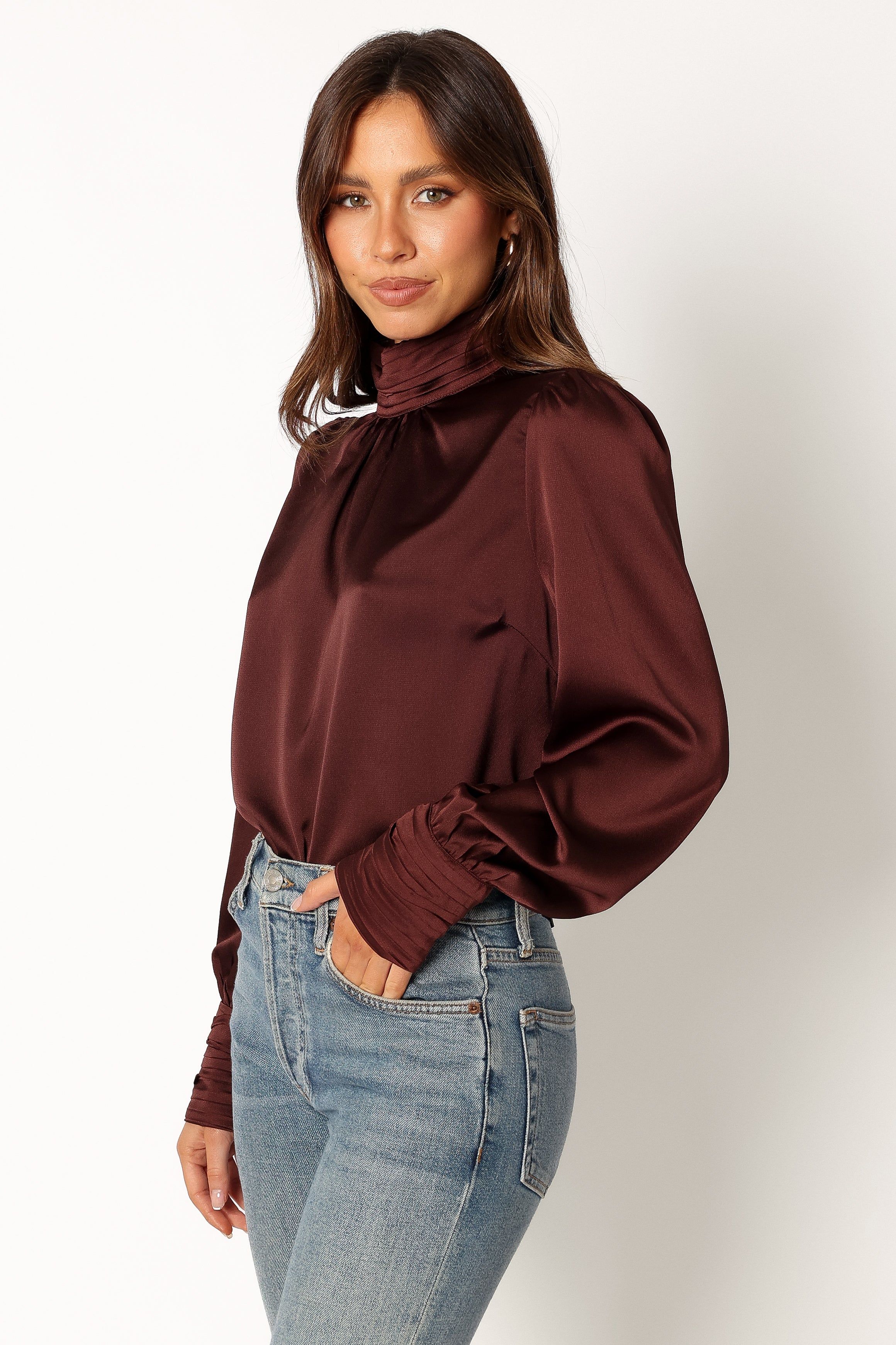 Smith Blouse - Chocolate sold by Petal & Pup product image thumbnail 3