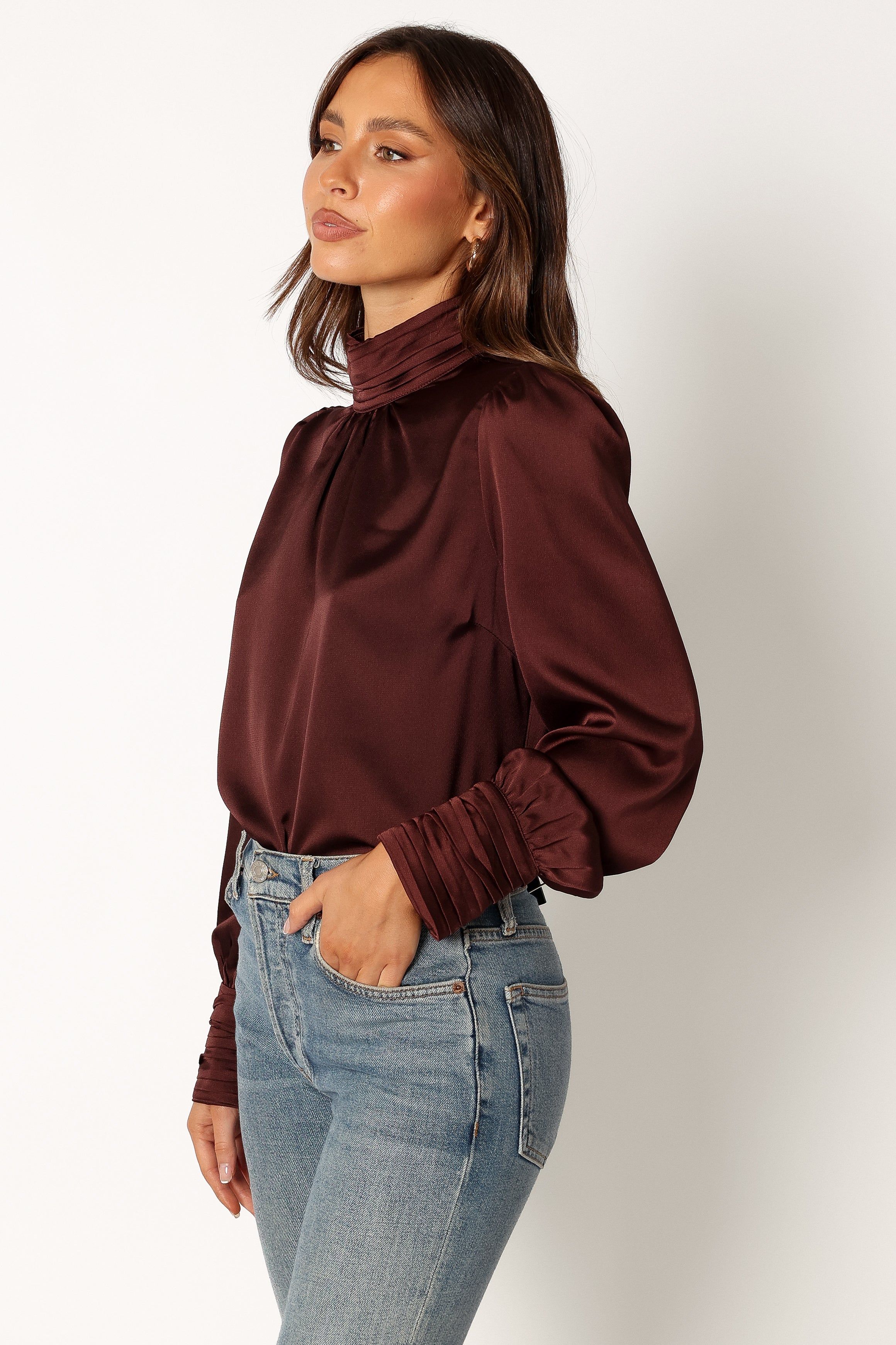 Smith Blouse - Chocolate sold by Petal & Pup product image thumbnail 2