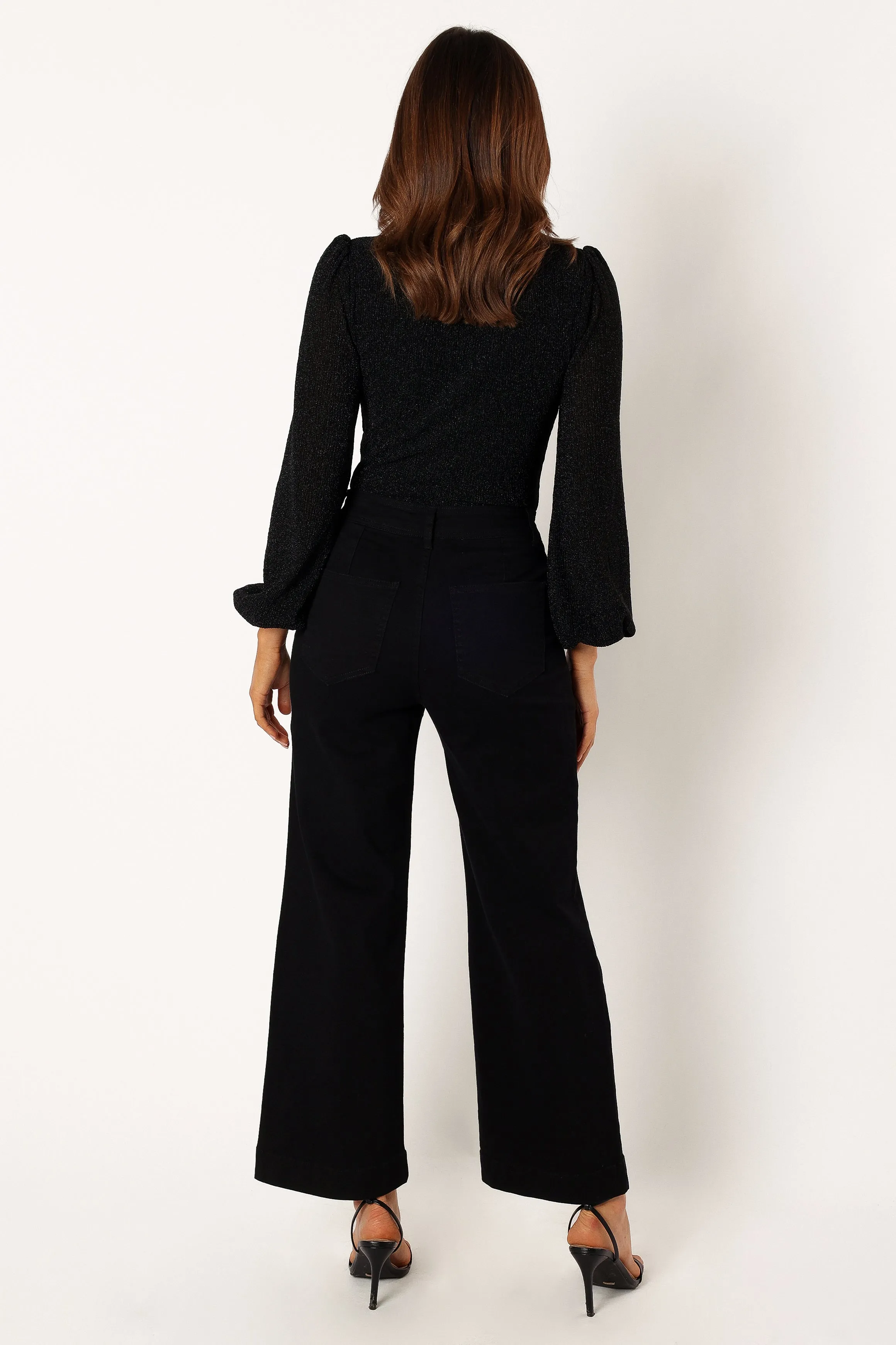 Georgia Wide Leg Pant - Black sold by Petal & Pup product image thumbnail 5