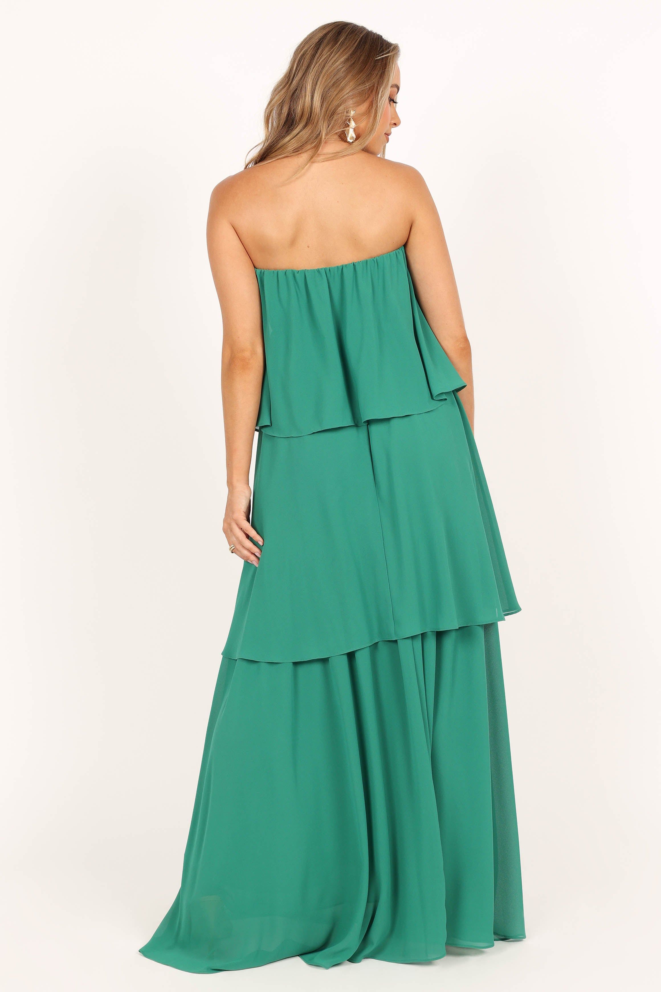 Bloom Strapless Maxi Dress - Green sold by Petal & Pup product image thumbnail 10