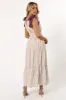 Adeline Maxi Dress - Ivory/Purple sold by Petal & Pup