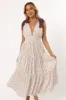 Adeline Maxi Dress - Ivory/Purple sold by Petal & Pup