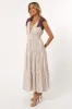 Adeline Maxi Dress - Ivory/Purple sold by Petal & Pup