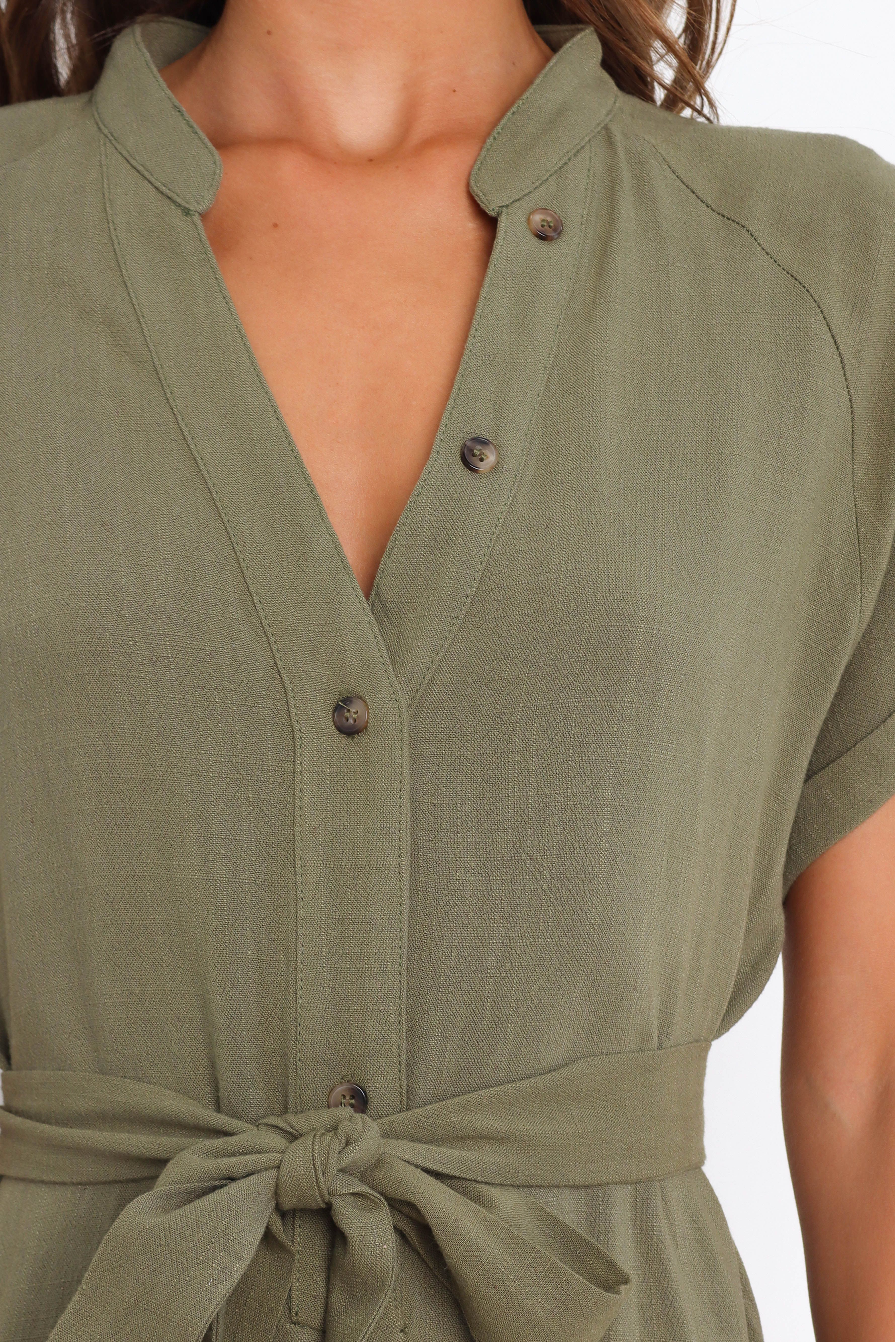 Maverick Jumpsuit - Olive sold by Petal & Pup product image thumbnail 7