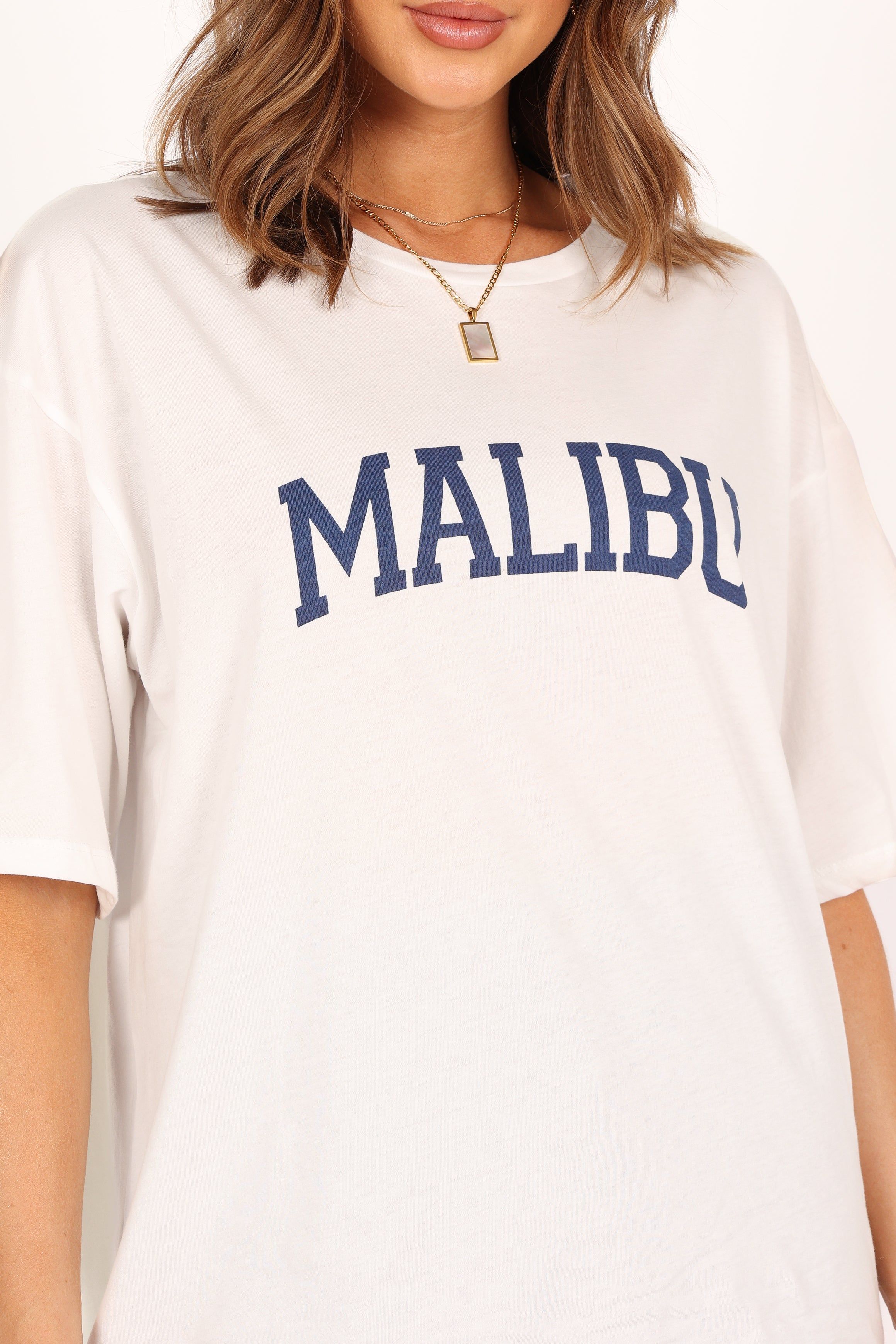 Malibu Tee - White sold by Petal & Pup product image thumbnail 2