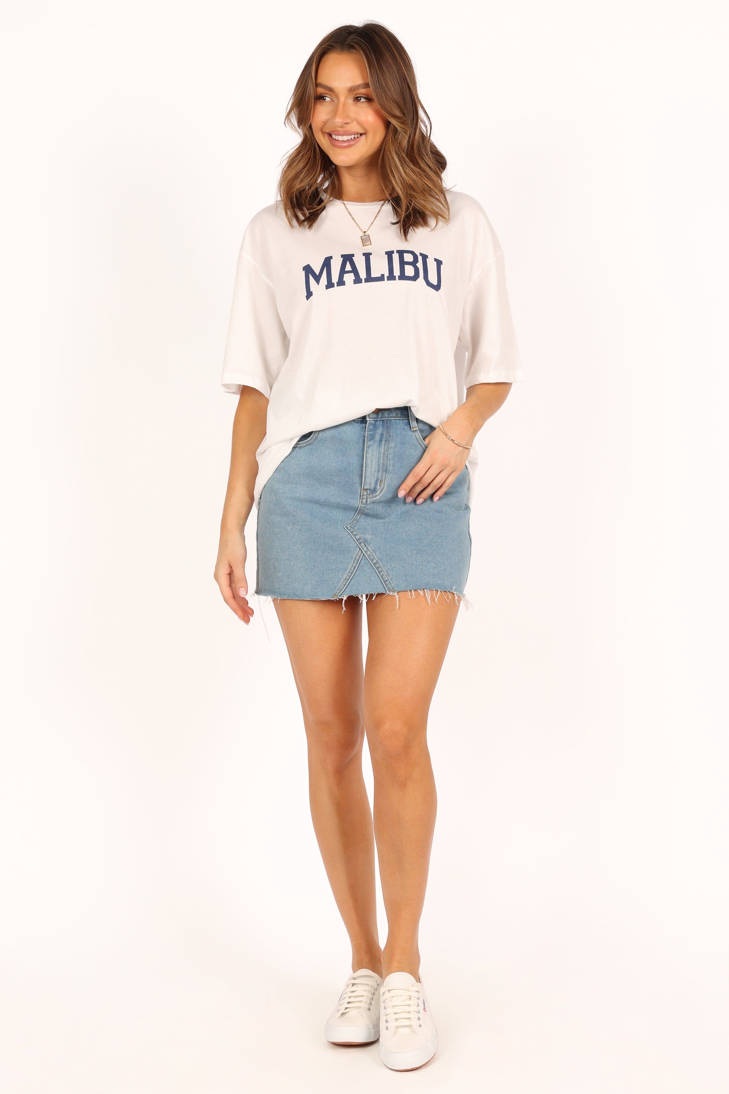 Malibu Tee - White sold by Petal & Pup product image thumbnail 4
