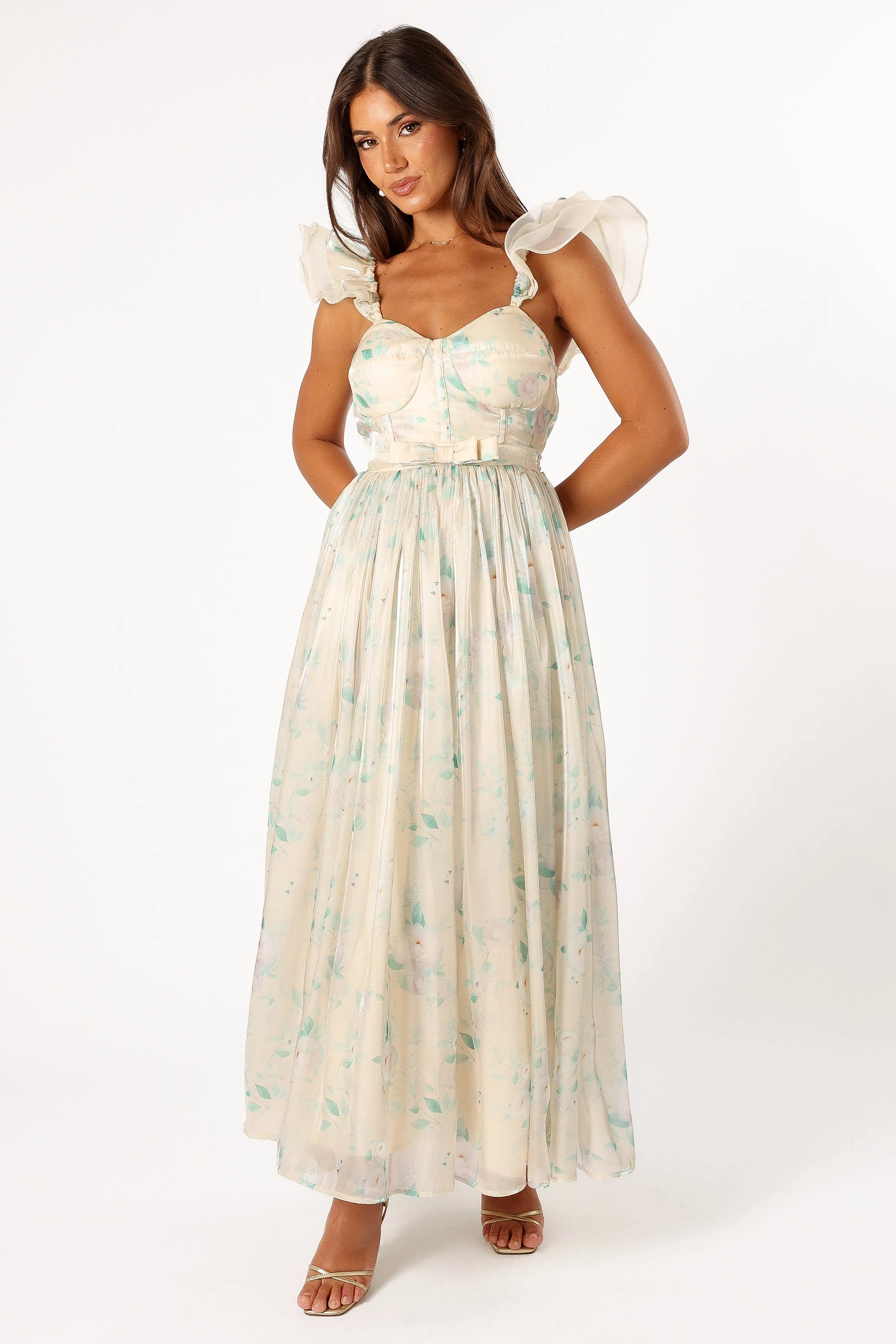 Freesia Maxi Dress - Cream sold by Petal & Pup product image thumbnail 3