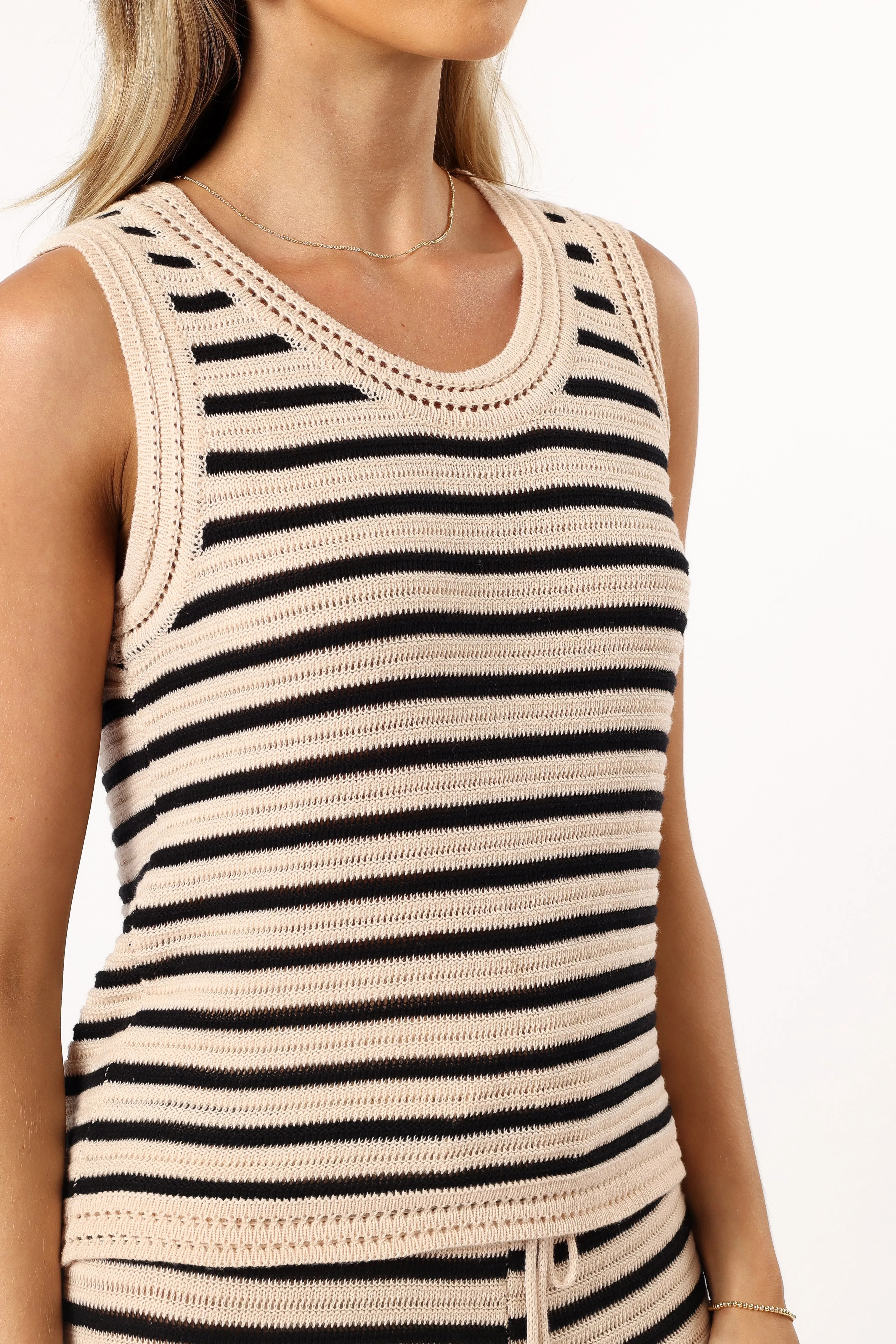 Cherie Knit Top - Sand Black sold by Petal & Pup product image thumbnail 4