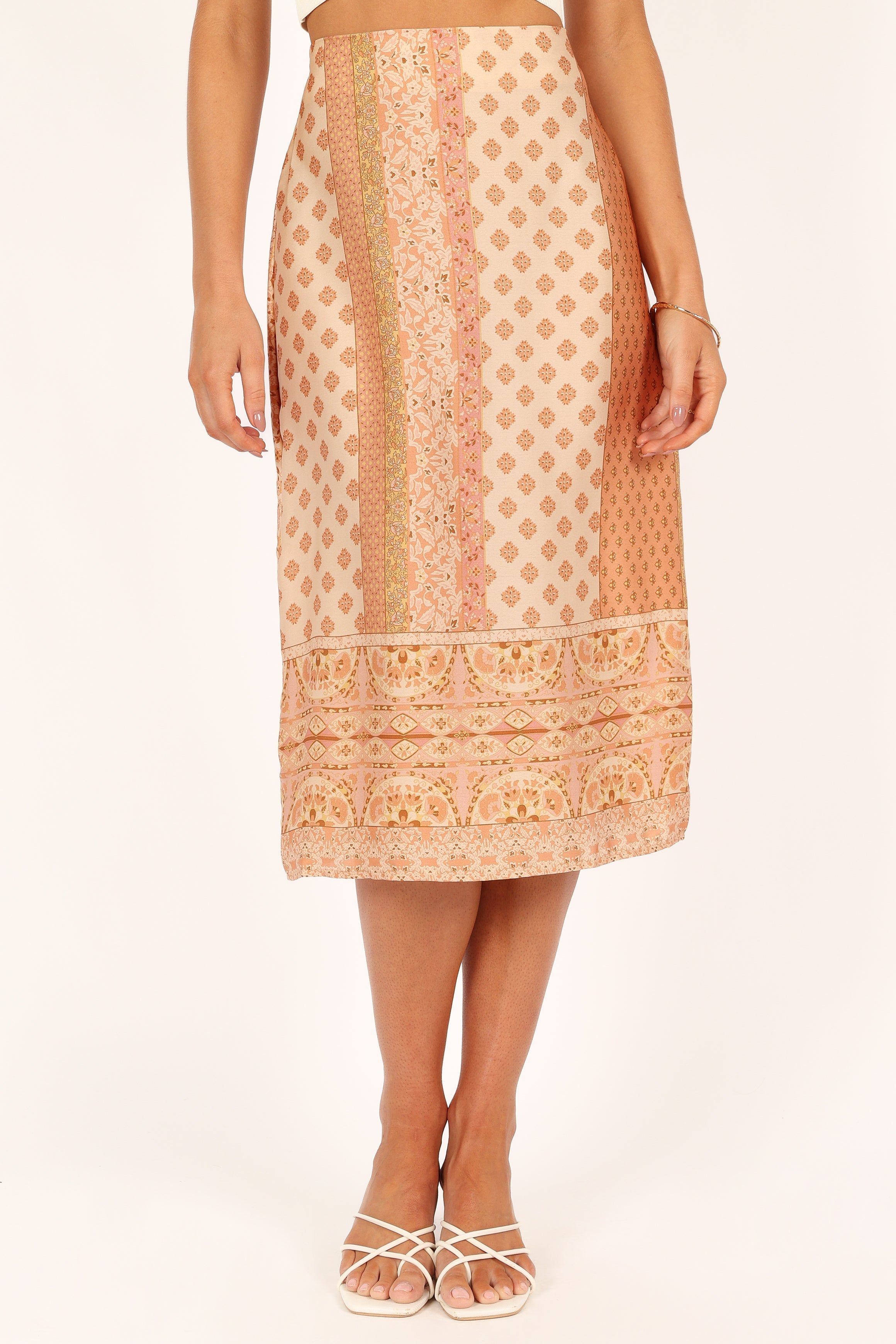 Aleisha Midi Skirt - Golden Papaya sold by Petal & Pup product image thumbnail 7