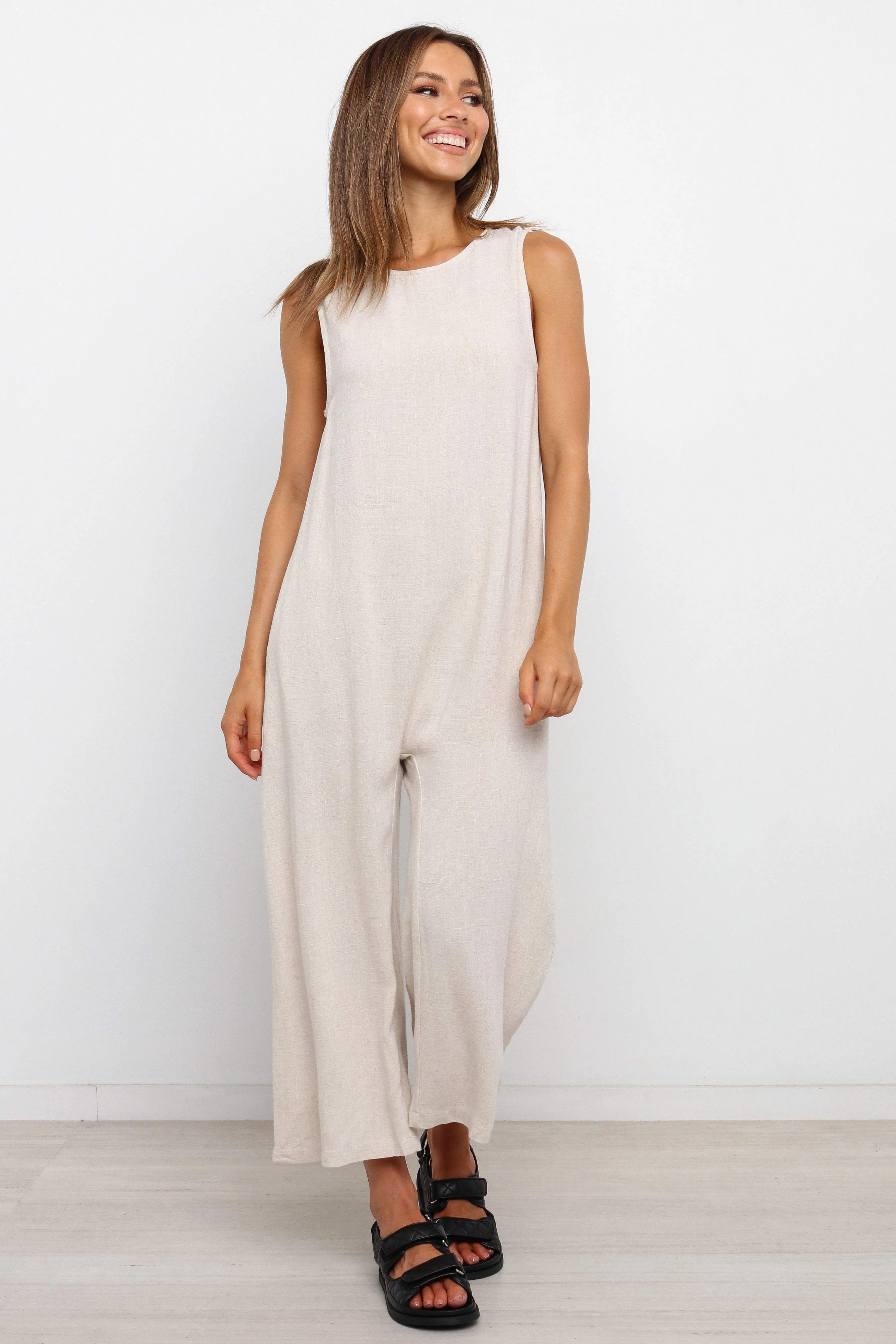 Yardlee Jumpsuit - Beige sold by Petal & Pup product image thumbnail 3
