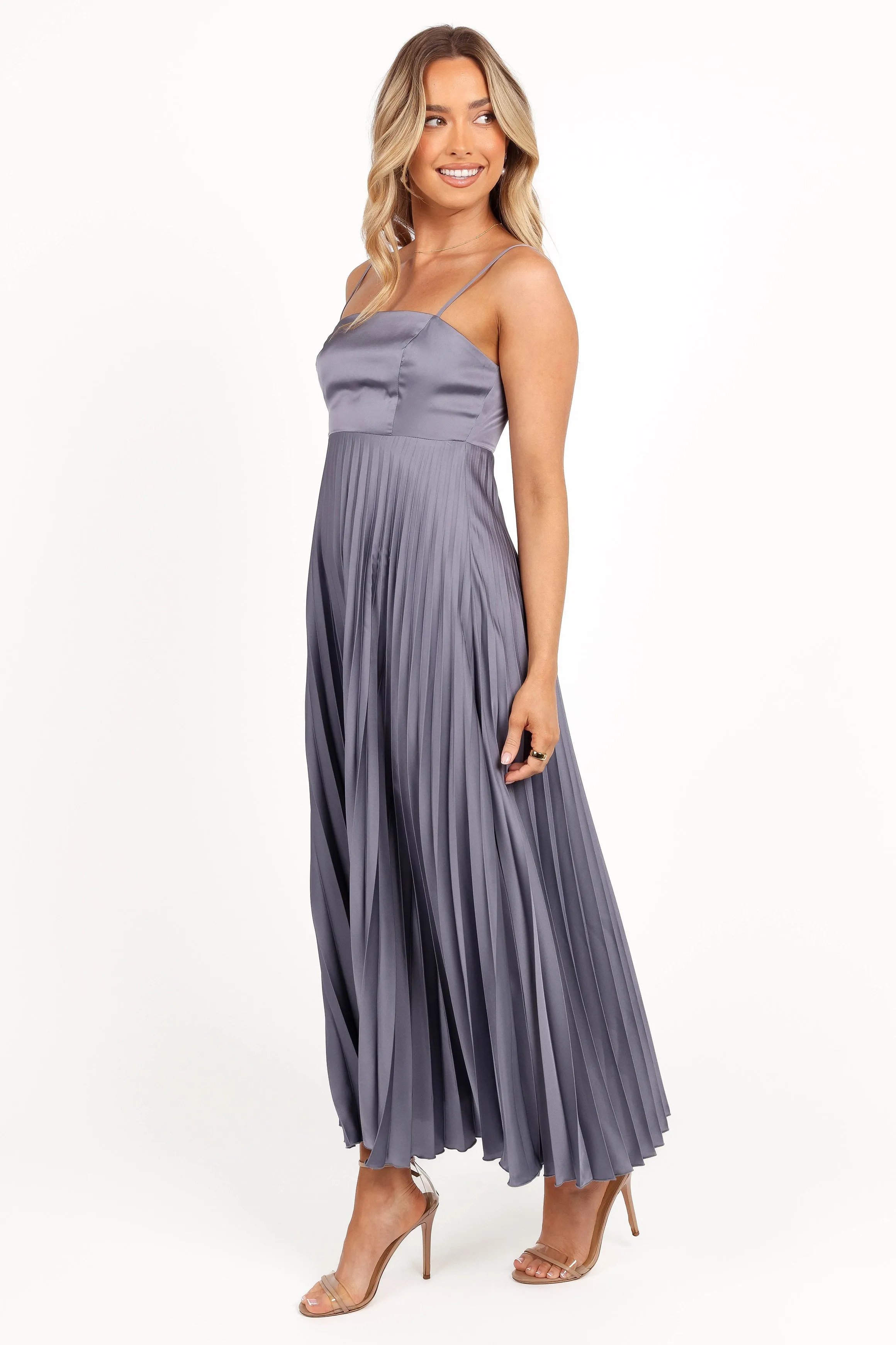 Keegan Maxi Dress - Steel Gray sold by Petal & Pup product image thumbnail 5