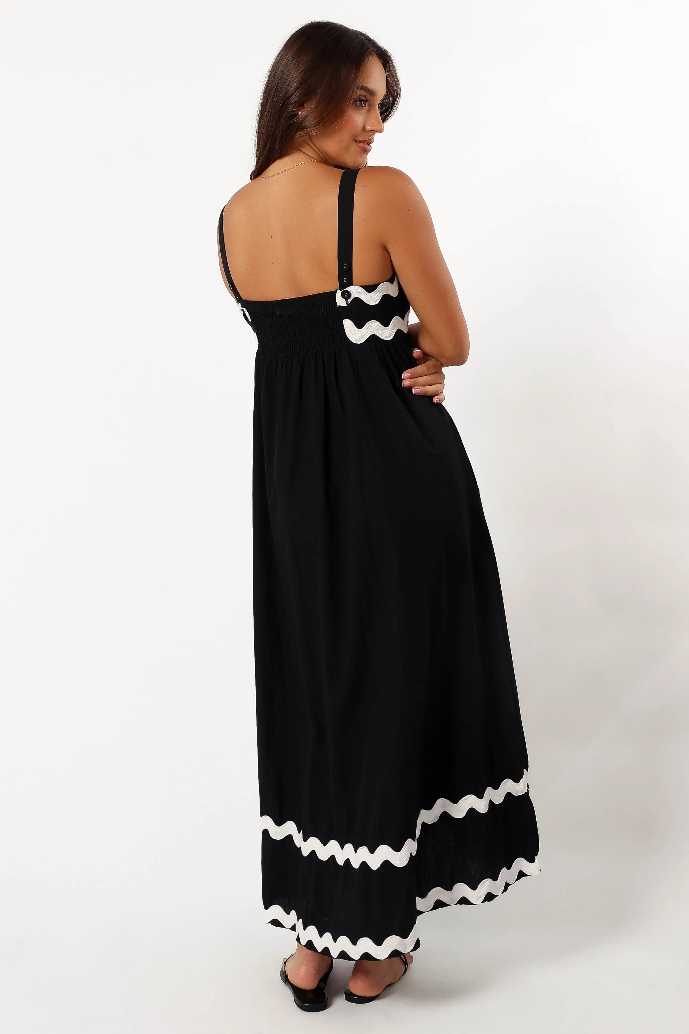 Reece Maxi Dress - Black sold by Petal & Pup product image thumbnail 4