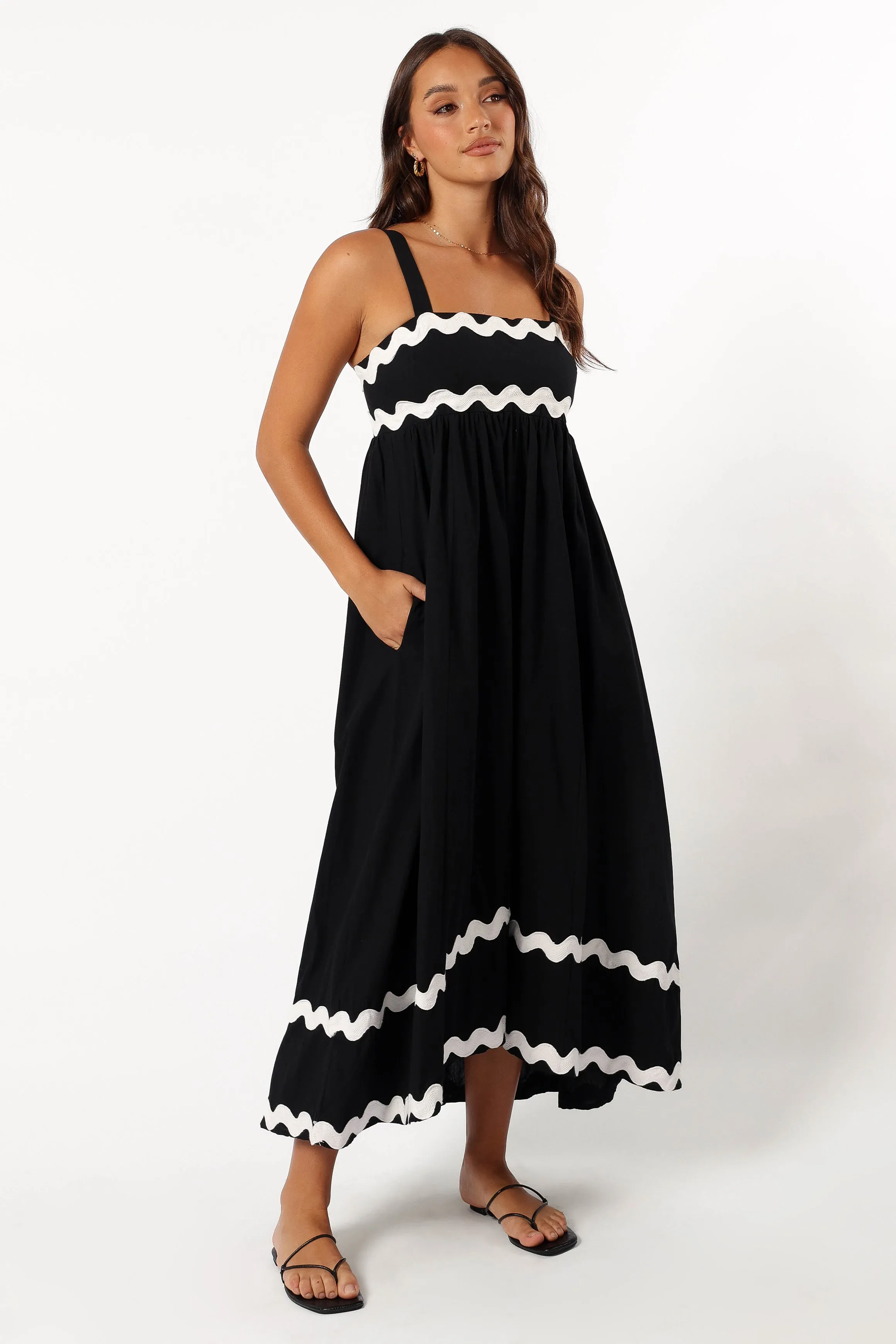 Reece Maxi Dress - Black sold by Petal & Pup product image thumbnail 5