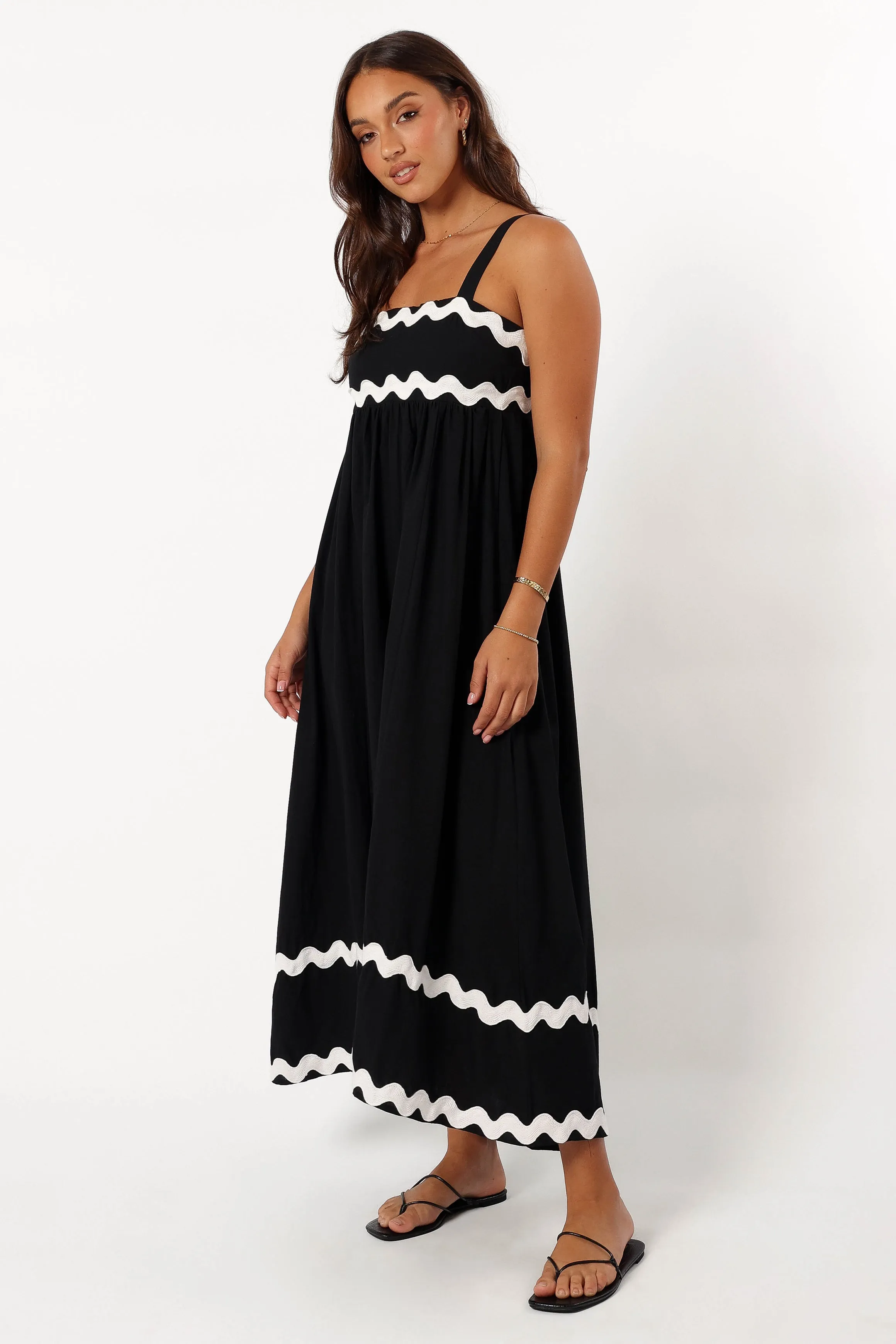 Reece Maxi Dress - Black sold by Petal & Pup product image thumbnail 3