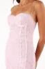 Allegra Lace Midi Dress - Pink sold by Petal & Pup