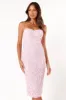 Allegra Lace Midi Dress - Pink sold by Petal & Pup