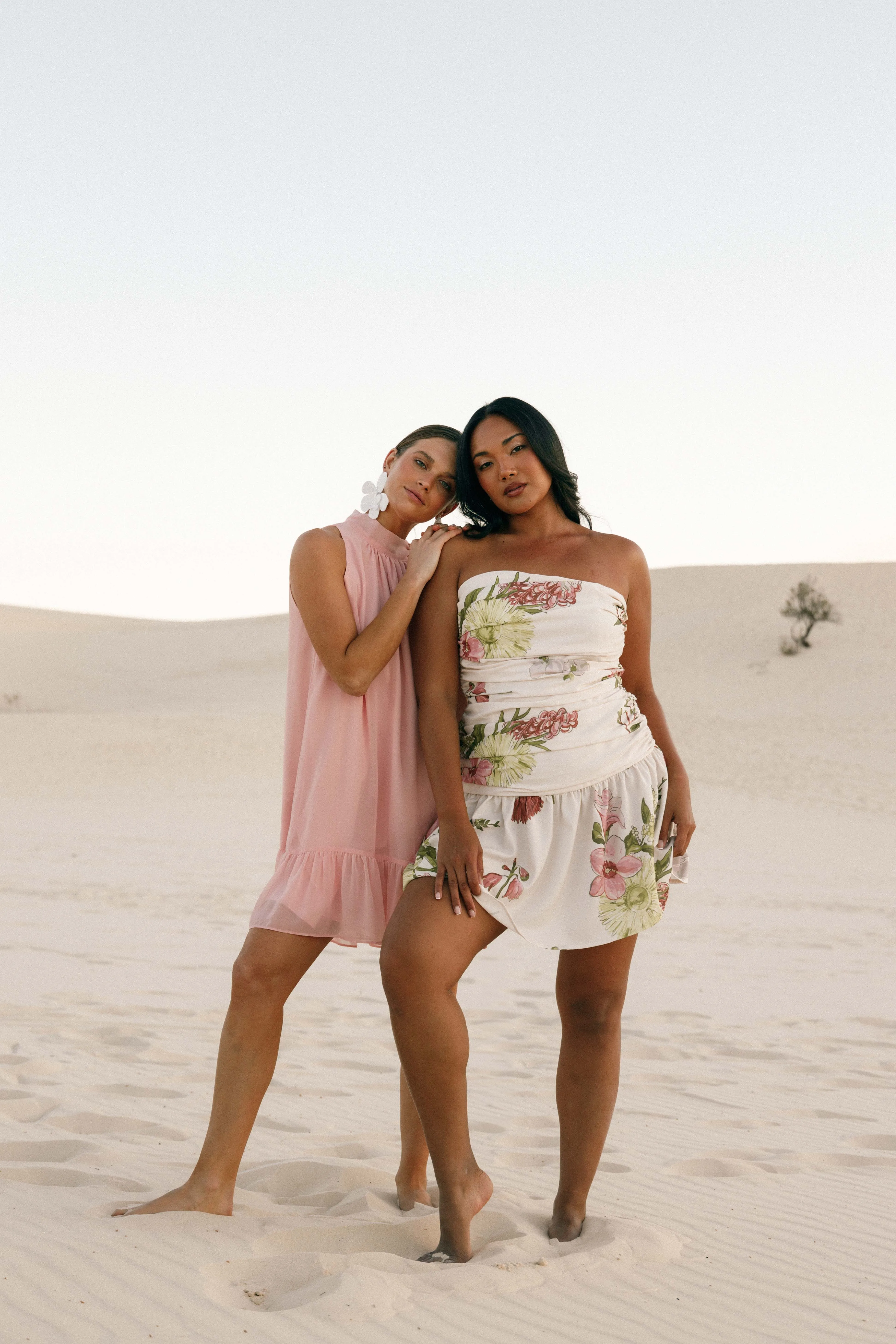 Victoria Halterneck Mini Dress - Petal Pink sold by Petal & Pup product image thumbnail 2