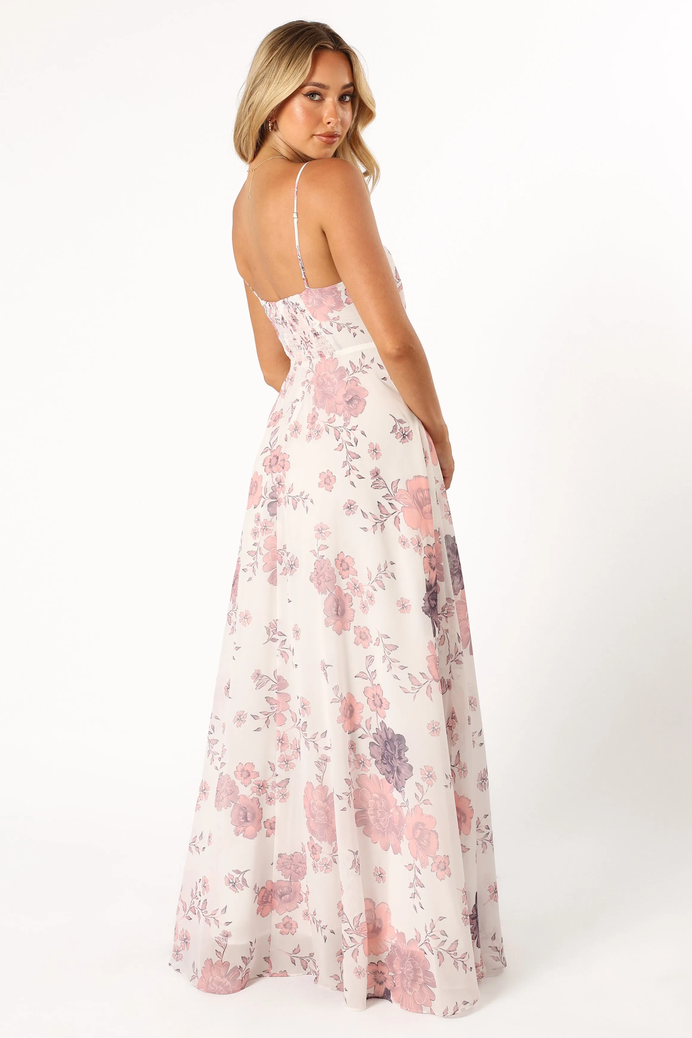 Madilyn Maxi Dress - White Floral sold by Petal & Pup product image thumbnail 5