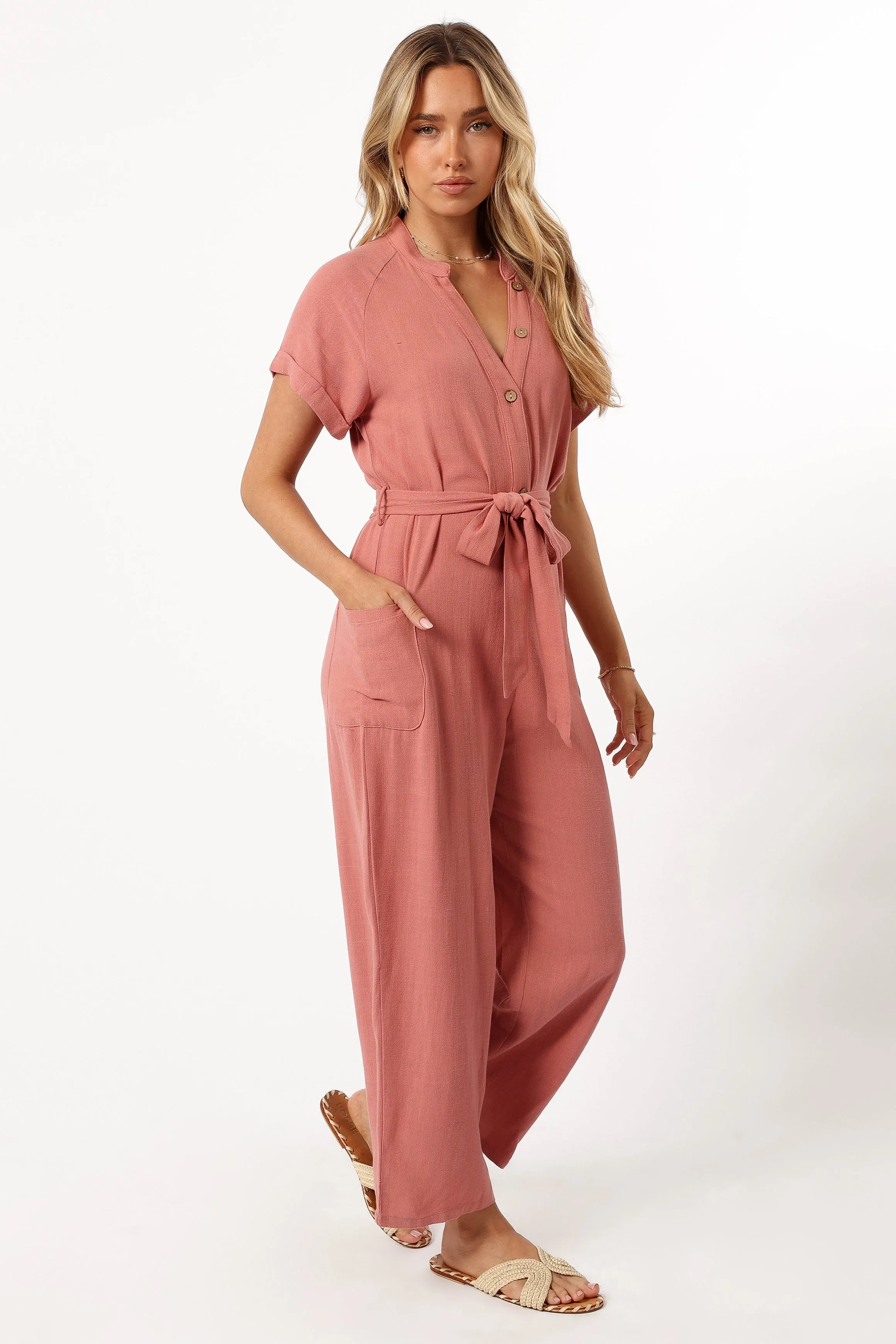 Archie Jumpsuit - Pink sold by Petal & Pup product image thumbnail 5