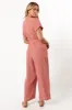 Archie Jumpsuit - Pink sold by Petal & Pup