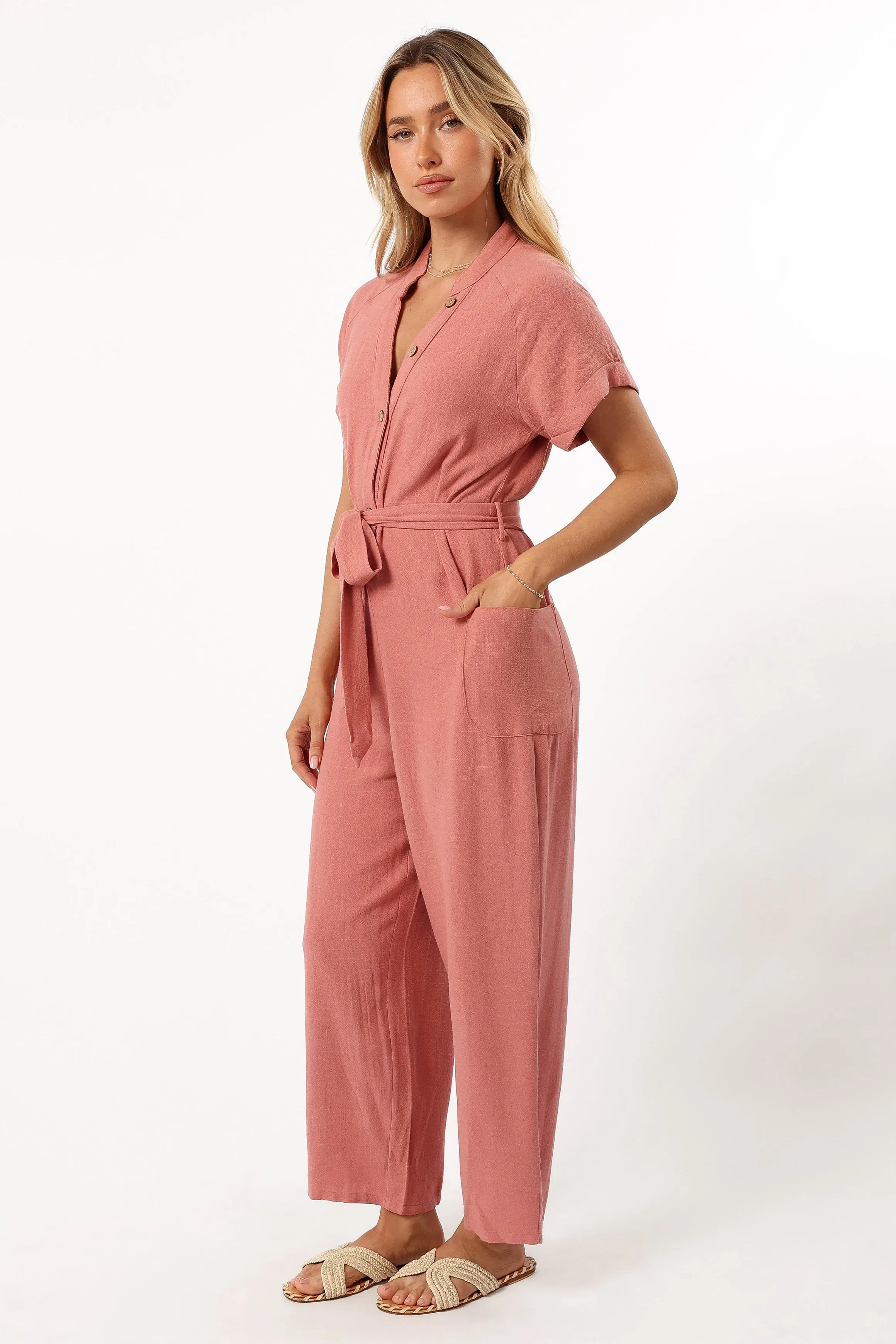 Archie Jumpsuit - Pink sold by Petal & Pup product image thumbnail 3