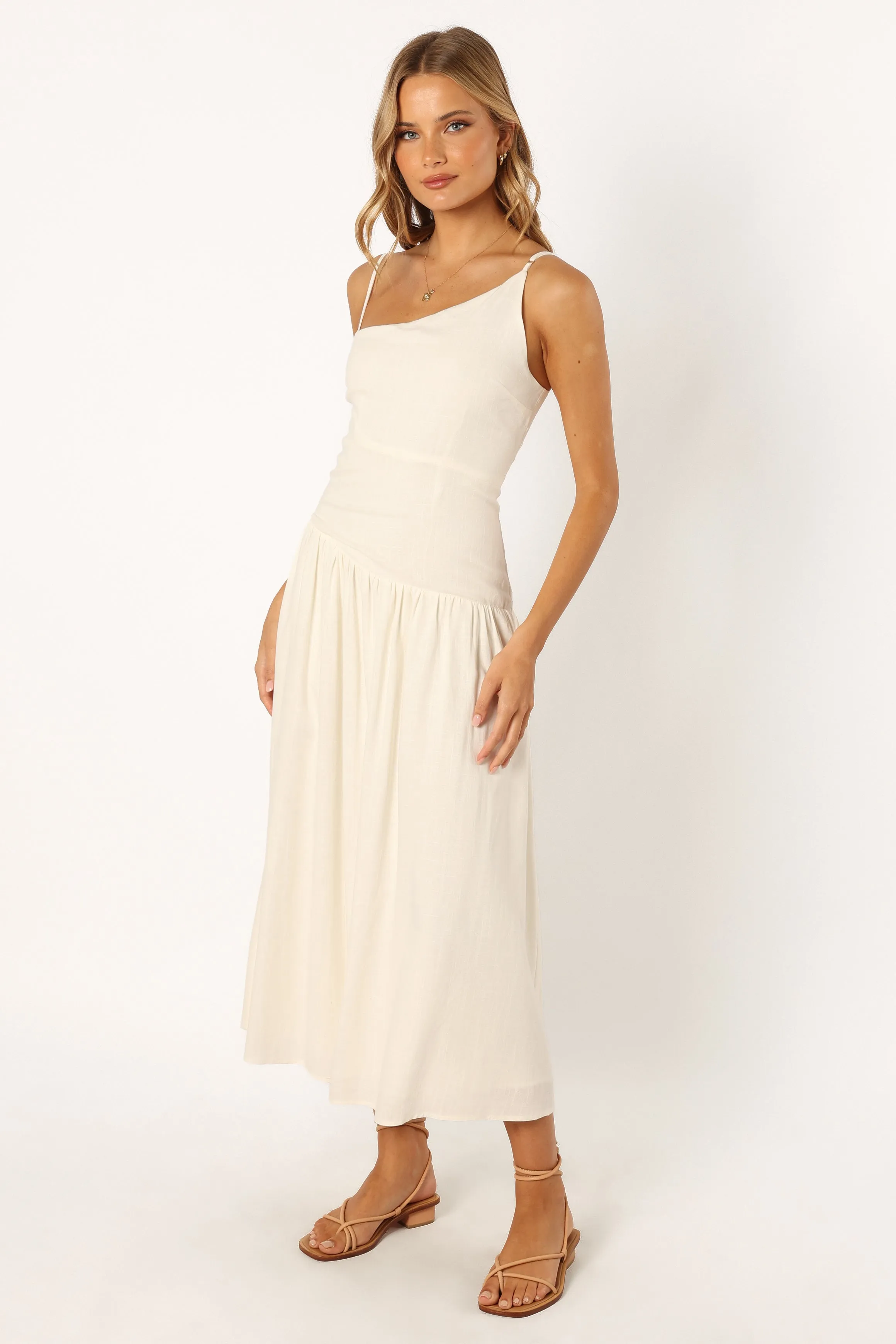 Shiloh Midi Dress - White sold by Petal & Pup product image thumbnail 4