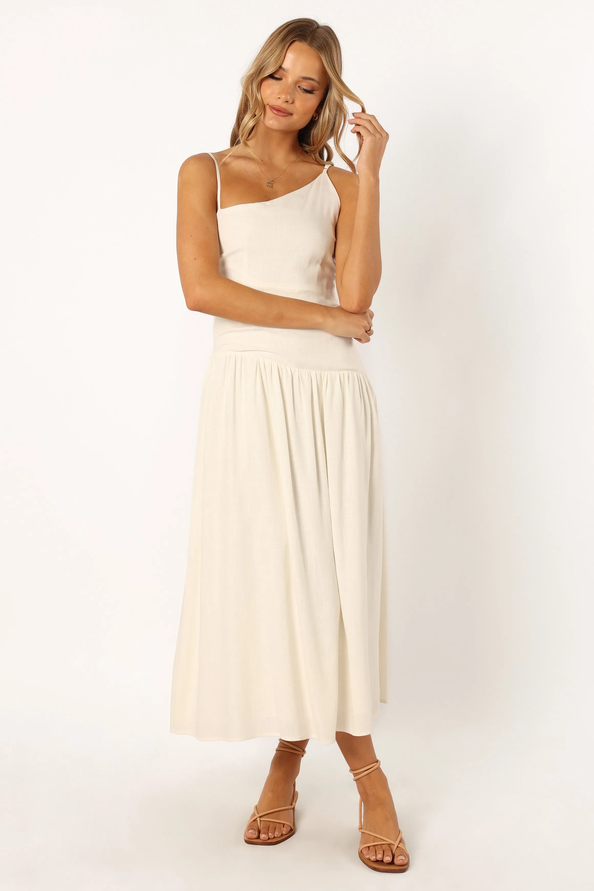 Shiloh Midi Dress - White sold by Petal & Pup product image thumbnail 3