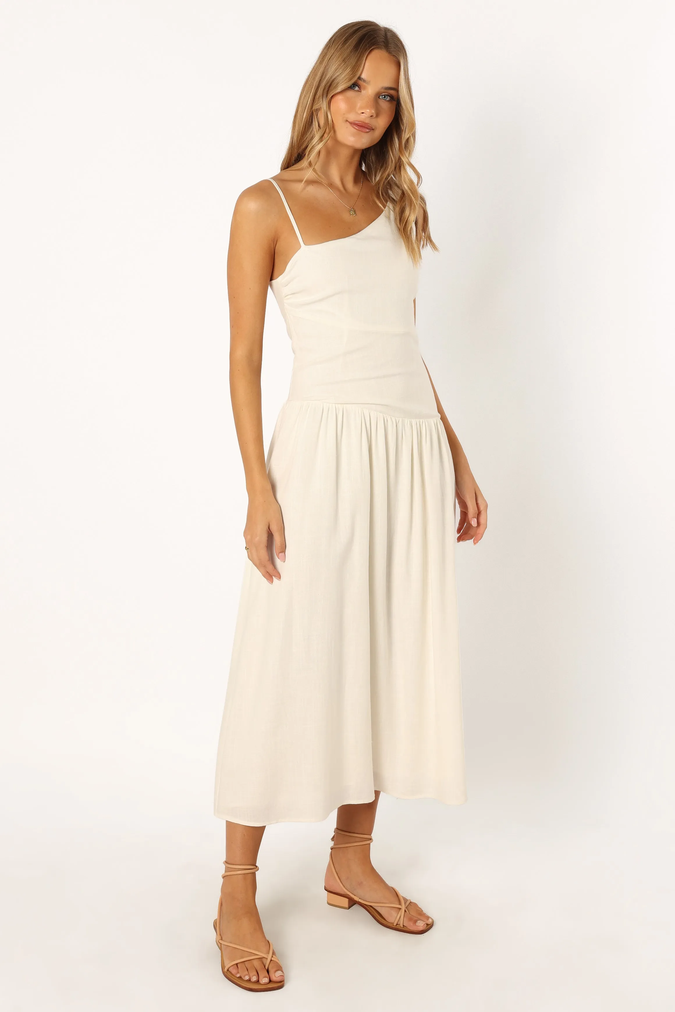 Shiloh Midi Dress - White sold by Petal & Pup product image thumbnail 2