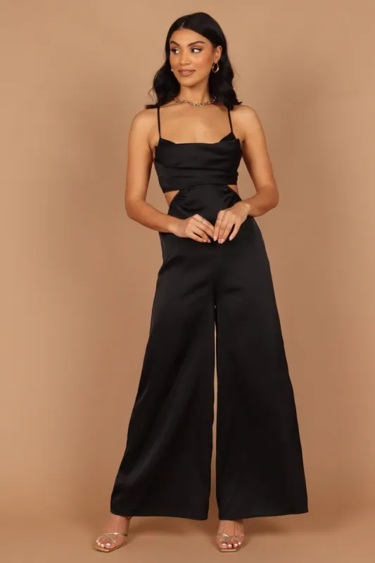 Valentina Jumpsuit - Black sold by Petal & Pup