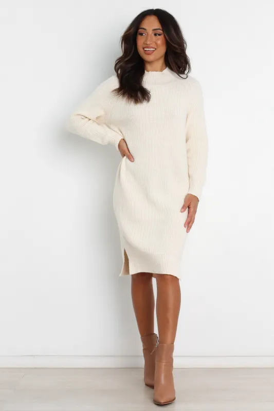 Noa Dress - Cream made by Petal & Pup