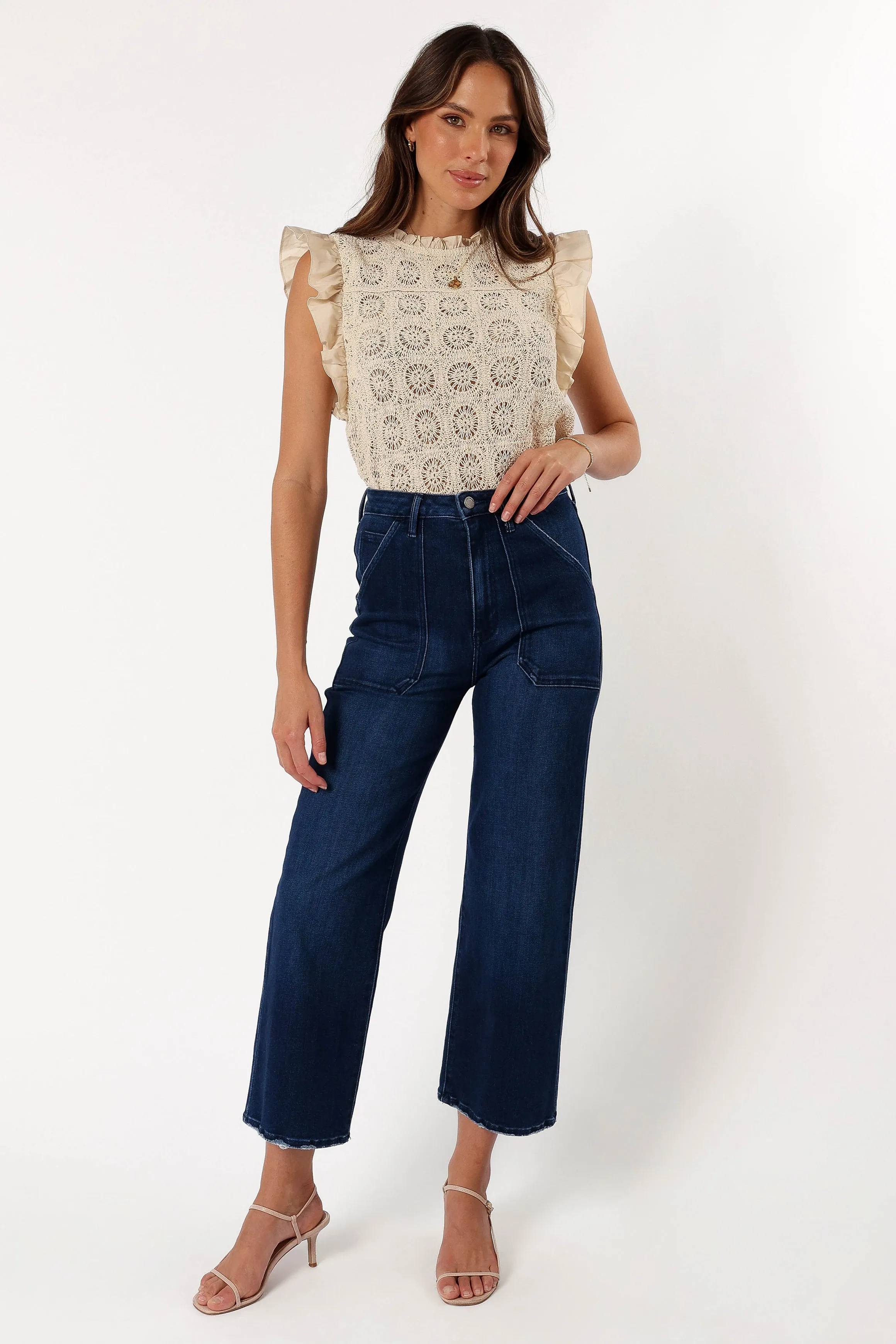 Fiona Knit Top - Natural sold by Petal & Pup product image thumbnail 5