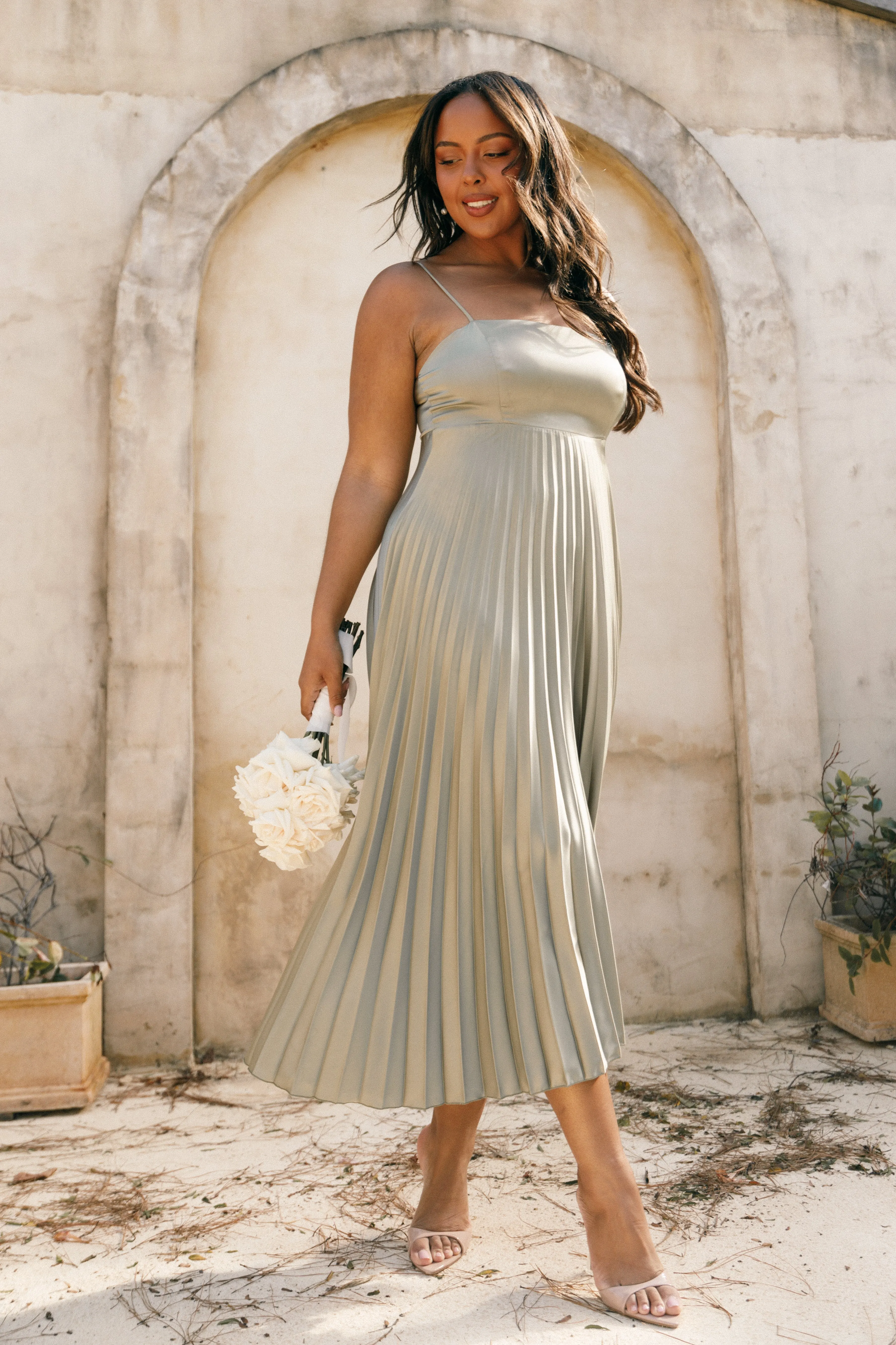 Keegan Maxi Dress - Olive sold by Petal & Pup