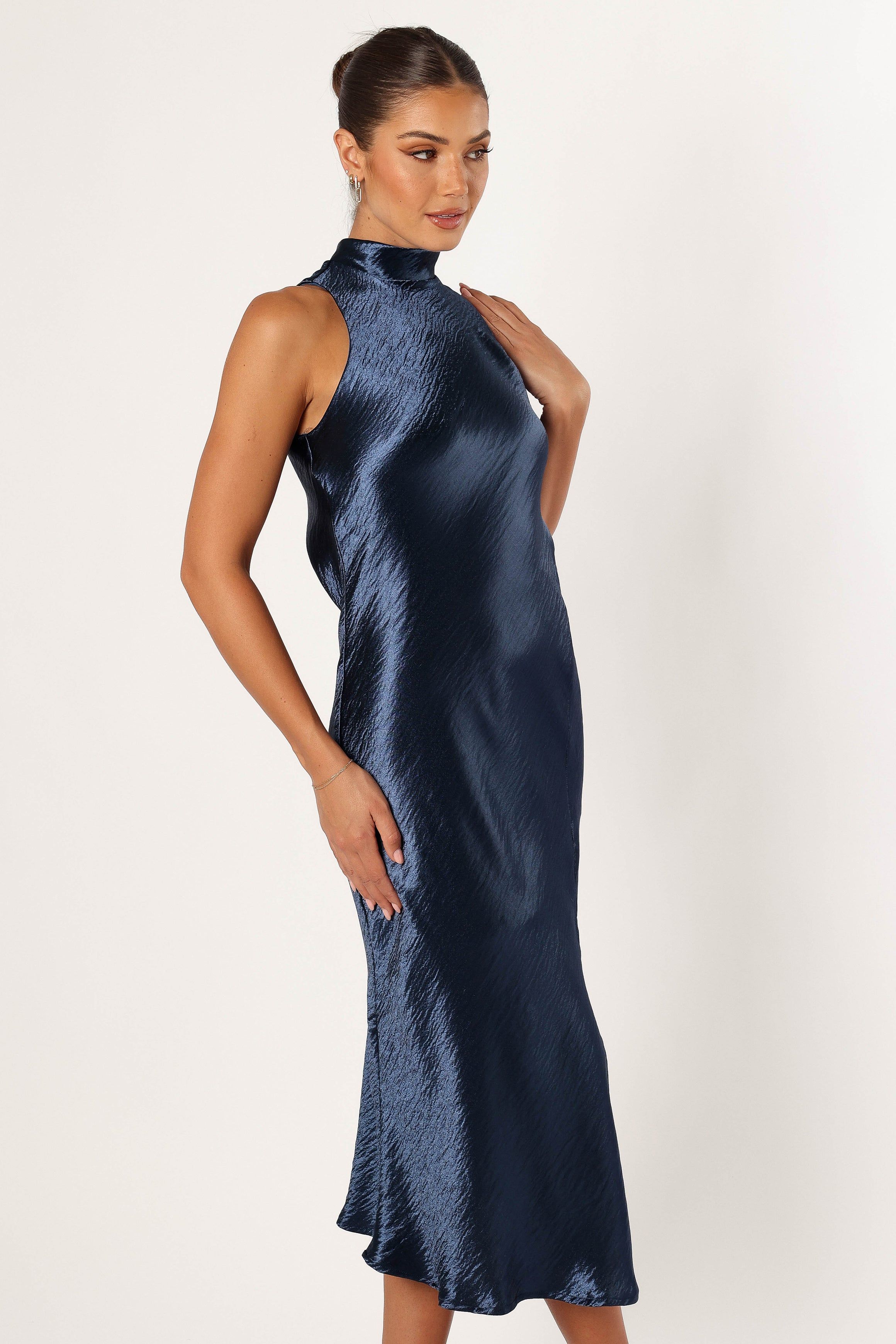 Macy Midi Dress - Blue sold by Petal & Pup product image thumbnail 4