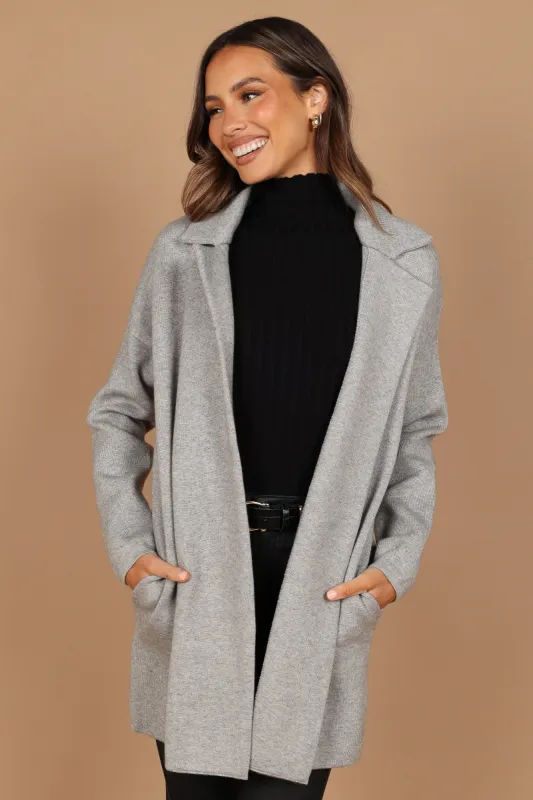 Lenore Coatigan - Grey sold by Petal & Pup