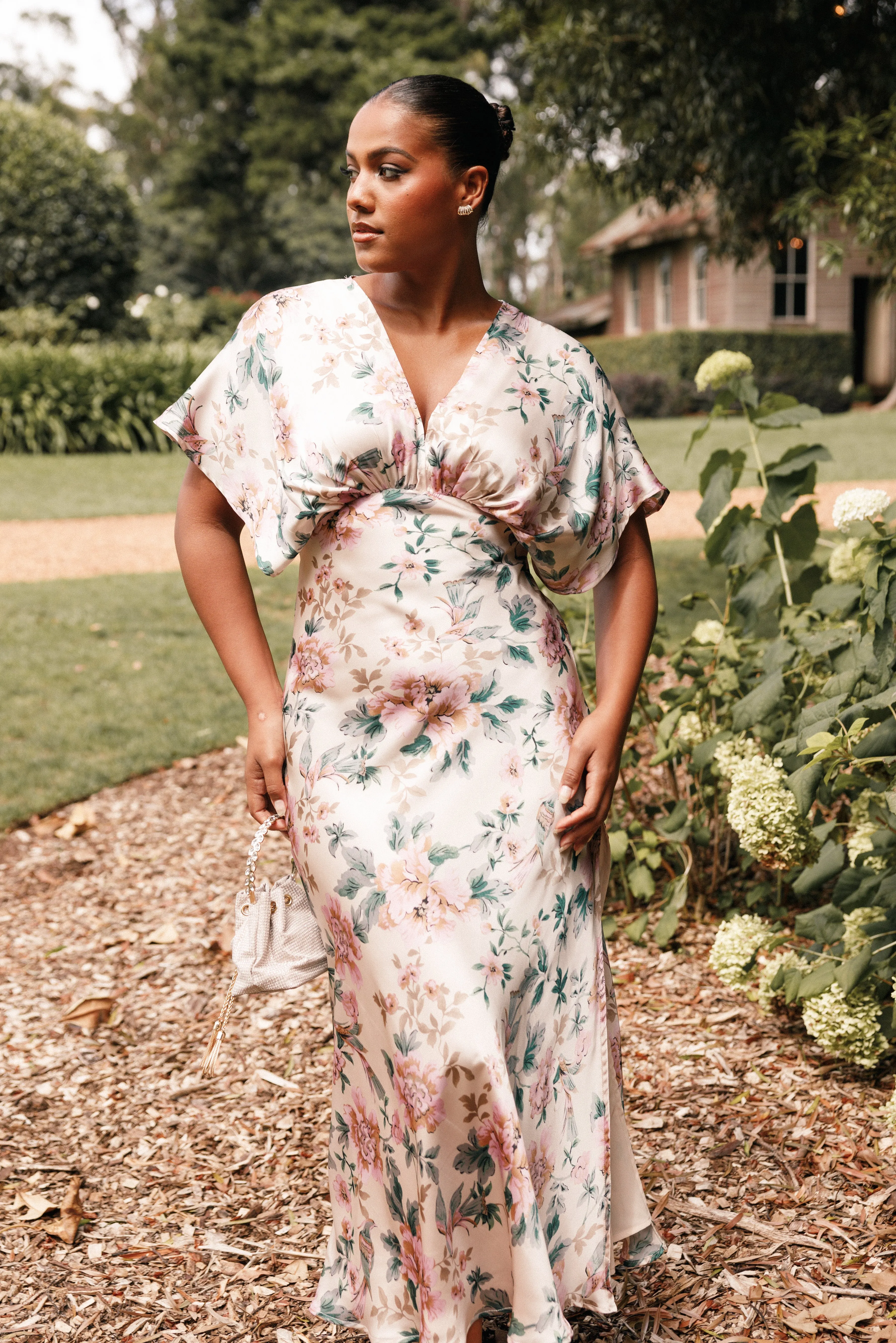 Ricki Maxi Dress - Pink Floral sold by Petal & Pup product image thumbnail 2