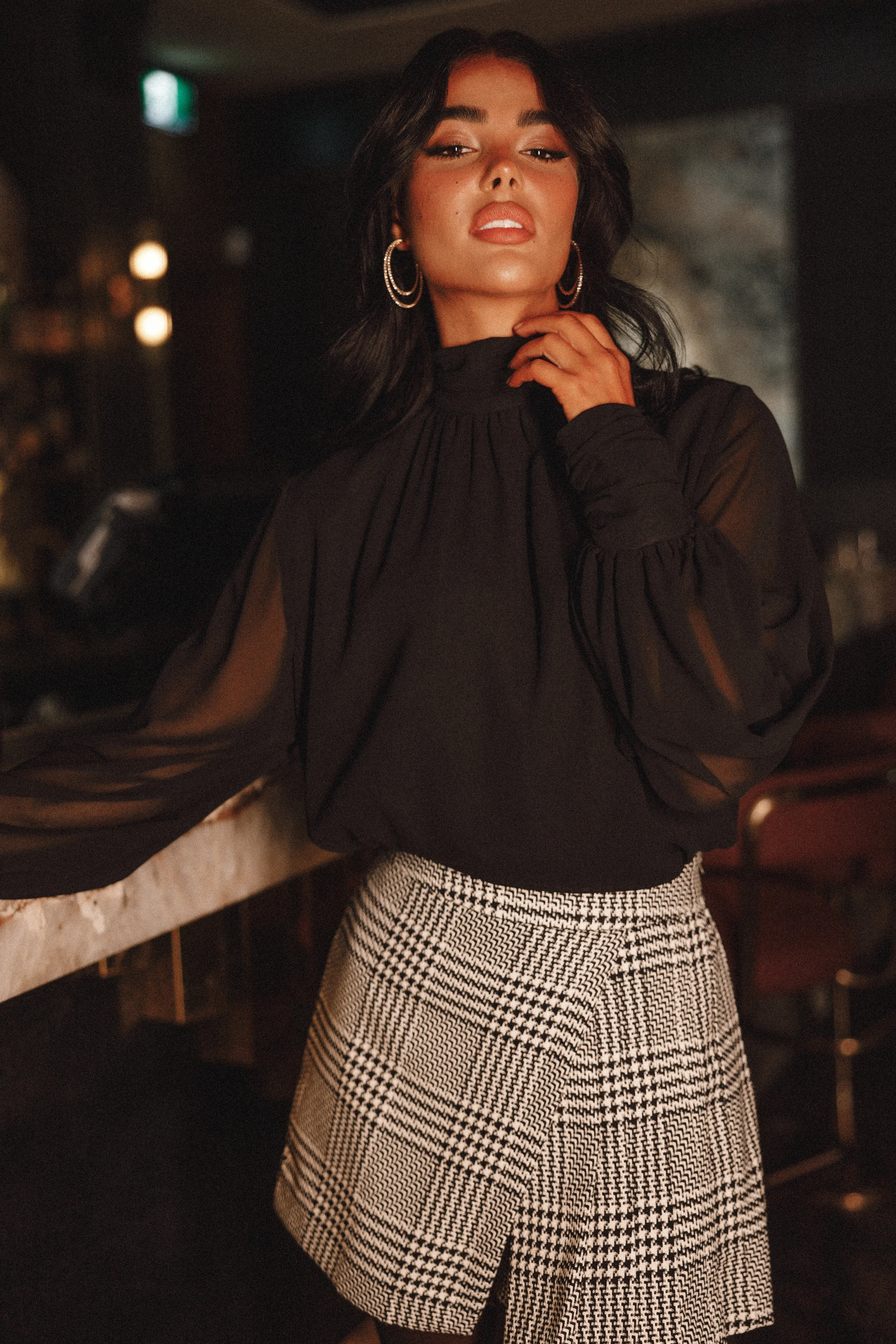 Steff Blouse - Black sold by Petal & Pup