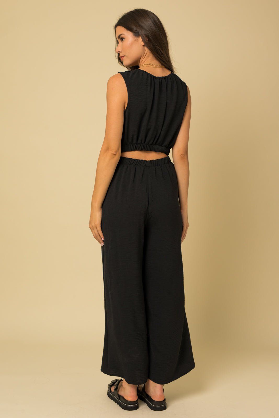 Penny Stretch Jumpsuit - Black sold by Petal & Pup product image thumbnail 4