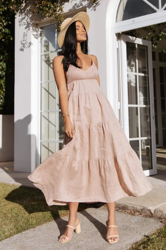 Aurora Dress - Beige sold by Petal & Pup
