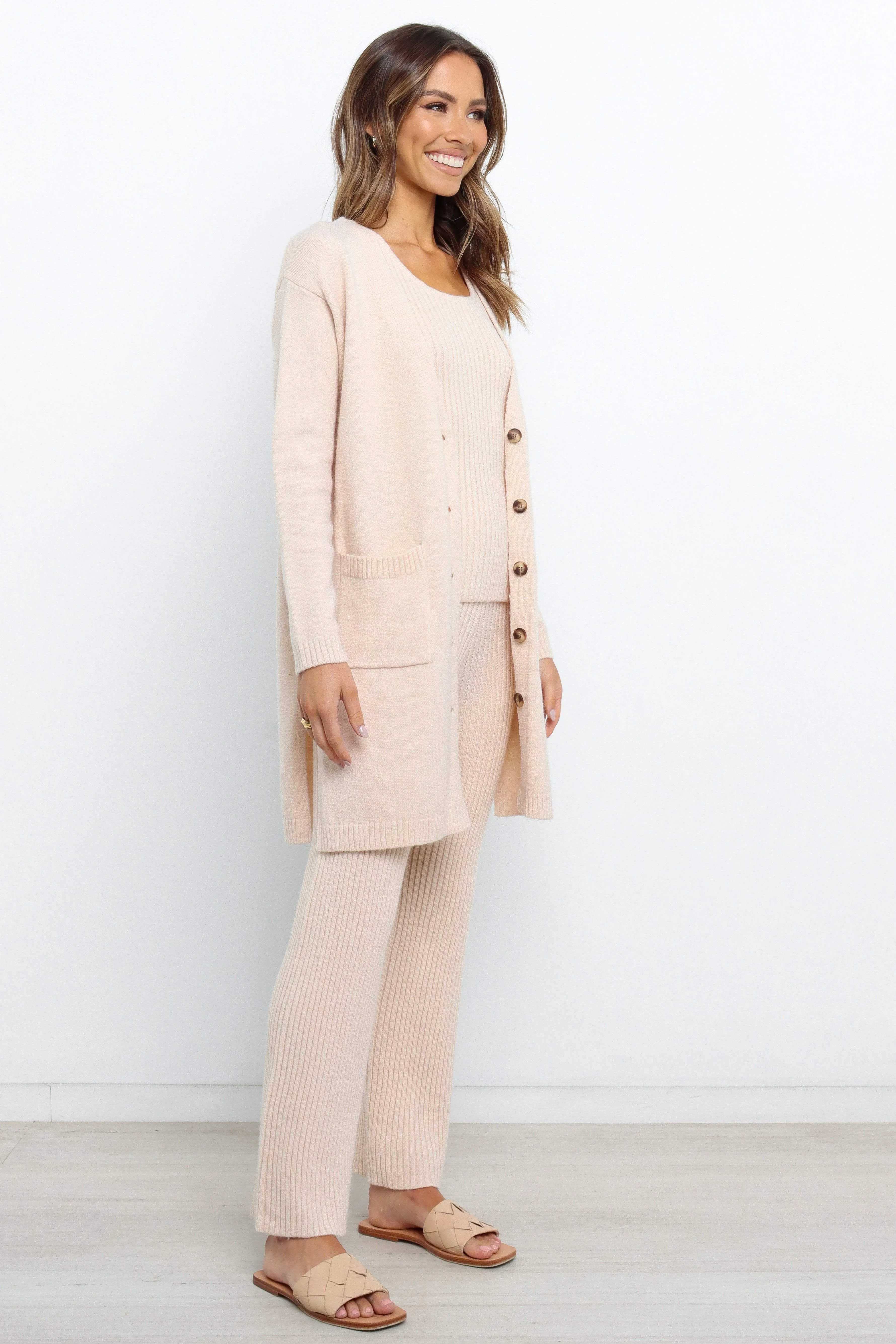 Mickey Cardigan - Light Beige sold by Petal & Pup product image thumbnail 2